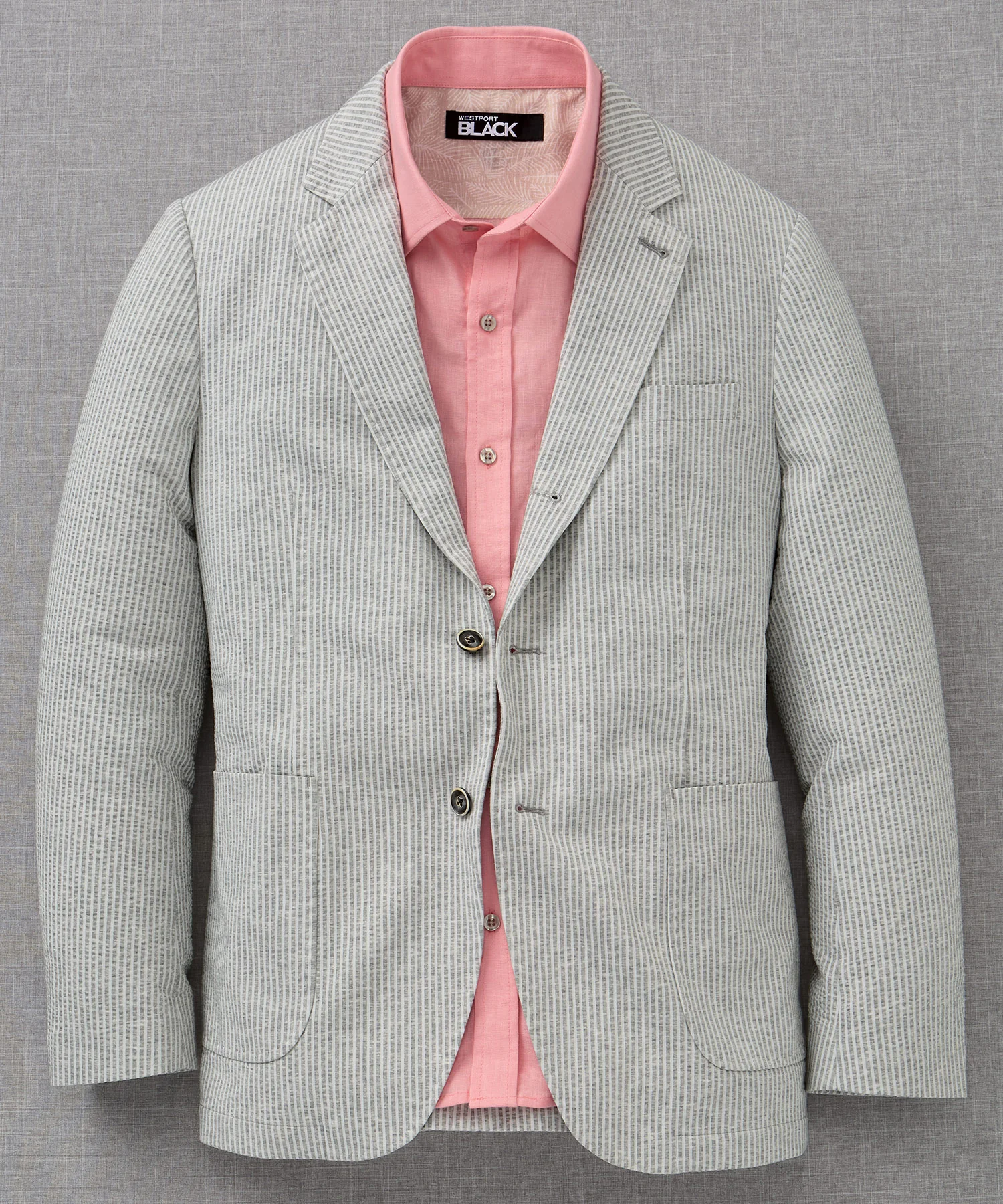 Westport Black Charleston Knit Seersucker Sport Coat - Image 8