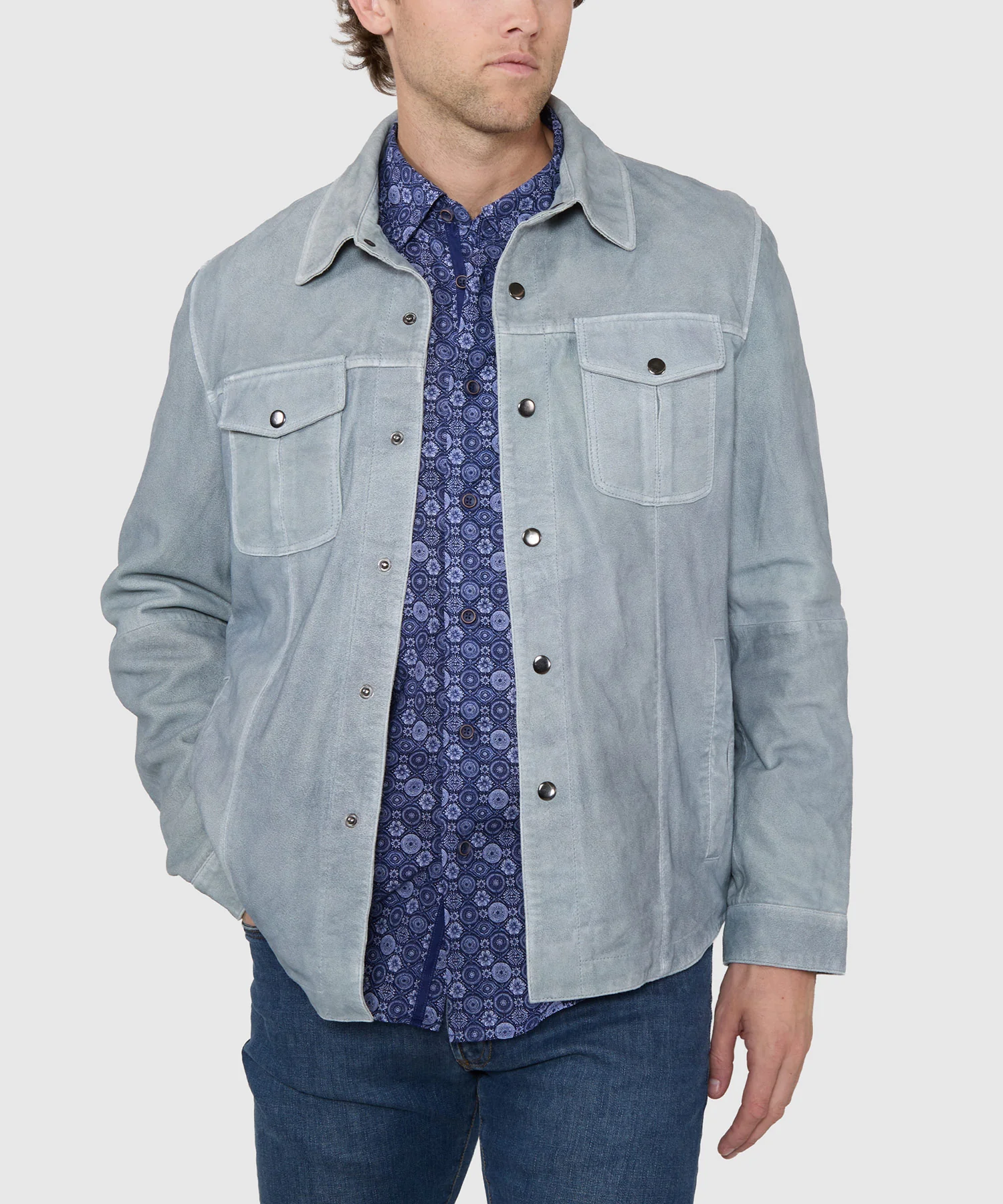 Westport Black Asheville Suede Shirt Jacket - Image 5