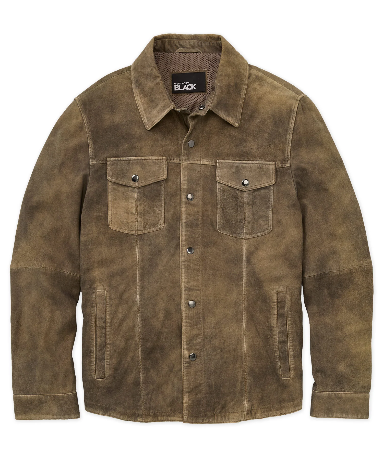 Westport Black Asheville Suede Shirt Jacket - Image 8