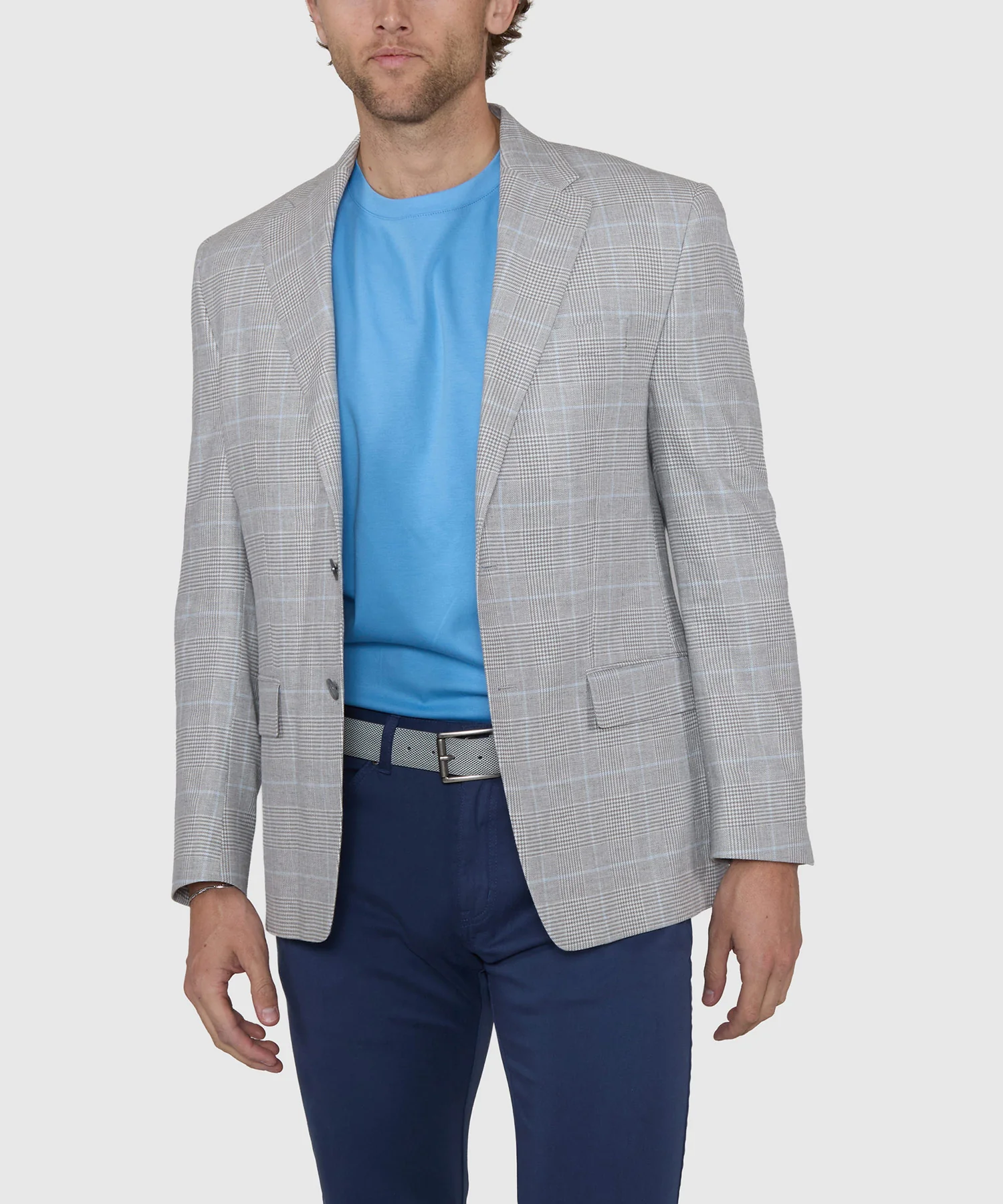 Michael Kors Two-Button Side Vent Glen Plaid Sport Coat - Image 4