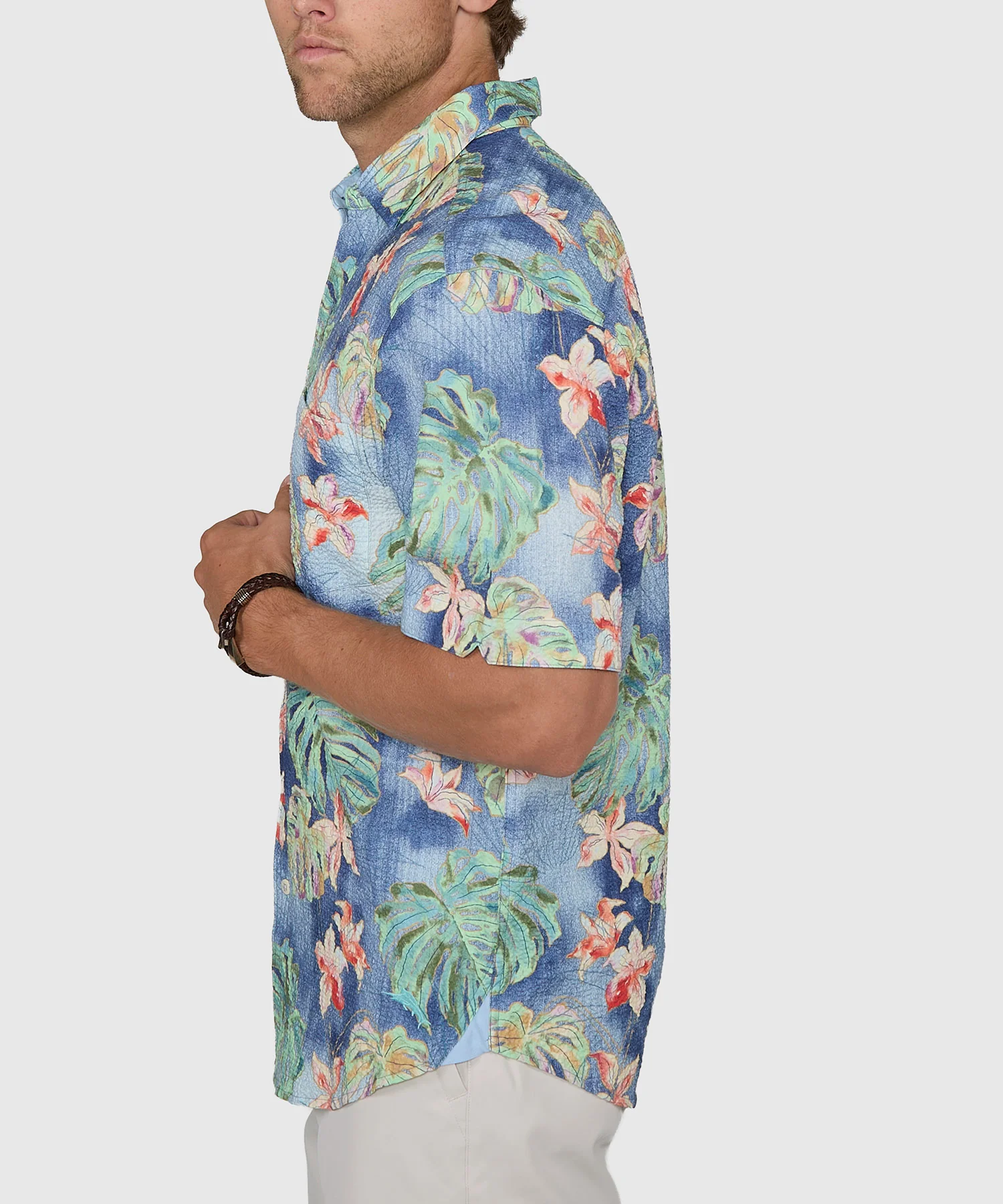 Tommy Bahama Short Sleeve Nova Wave Mira Jungle Sport Shirt - Image 3
