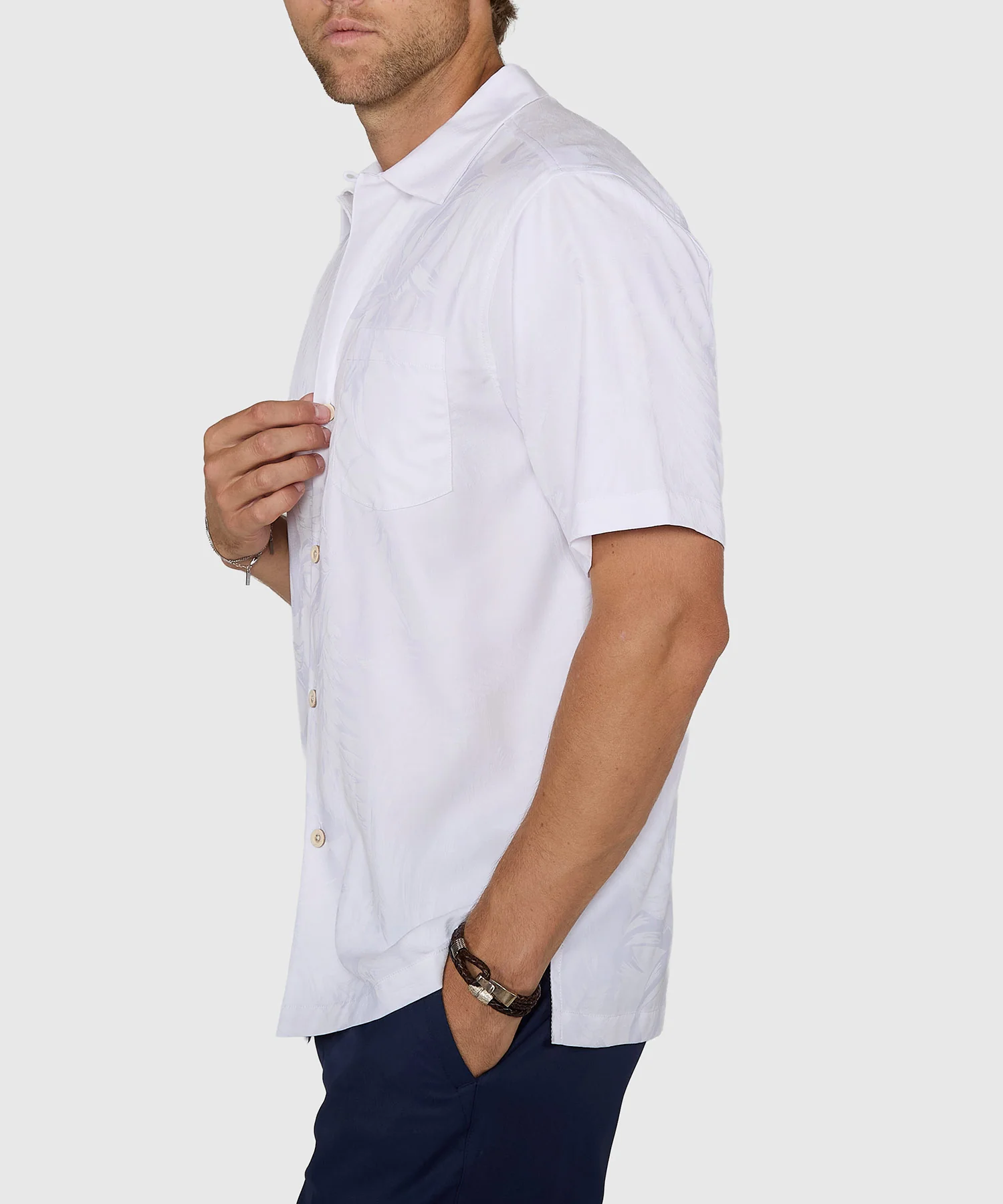 Tommy Bahama Coastal Ease Botanic Loom Camp Shirt - Image 14