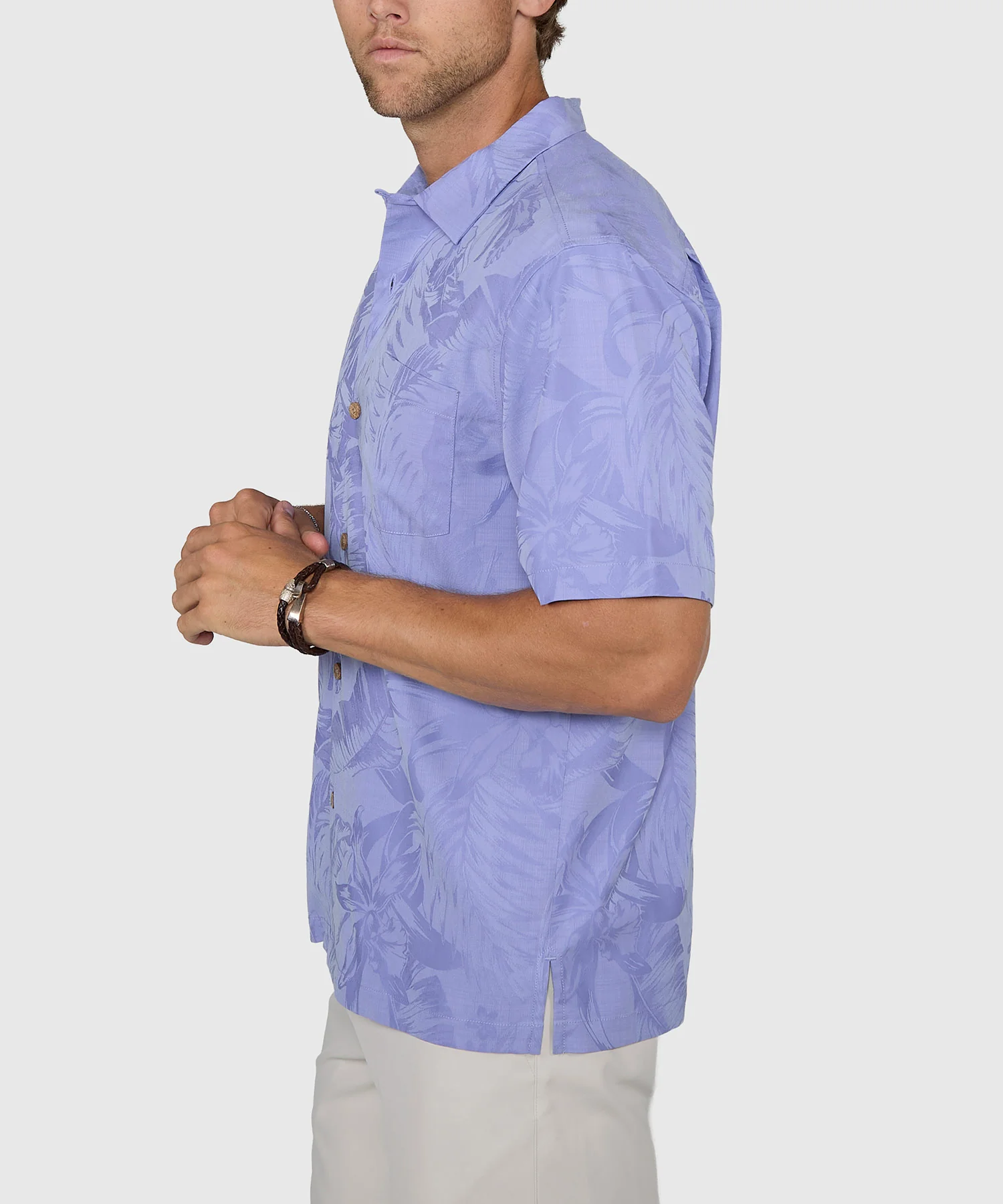 Tommy Bahama Coastal Ease Botanic Loom Camp Shirt - Image 4