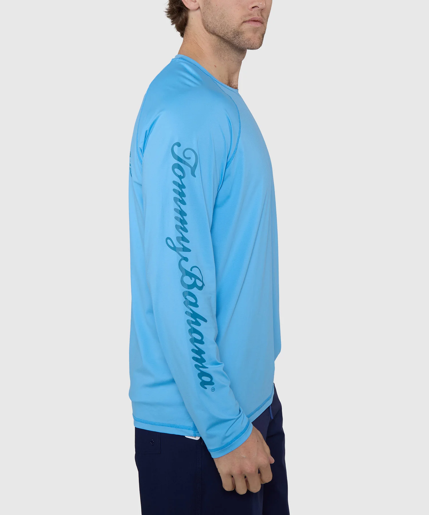 Tommy Bahama Chill Time Bay Long Sleeve Crew Neck Rash Guard Shirt - Image 10