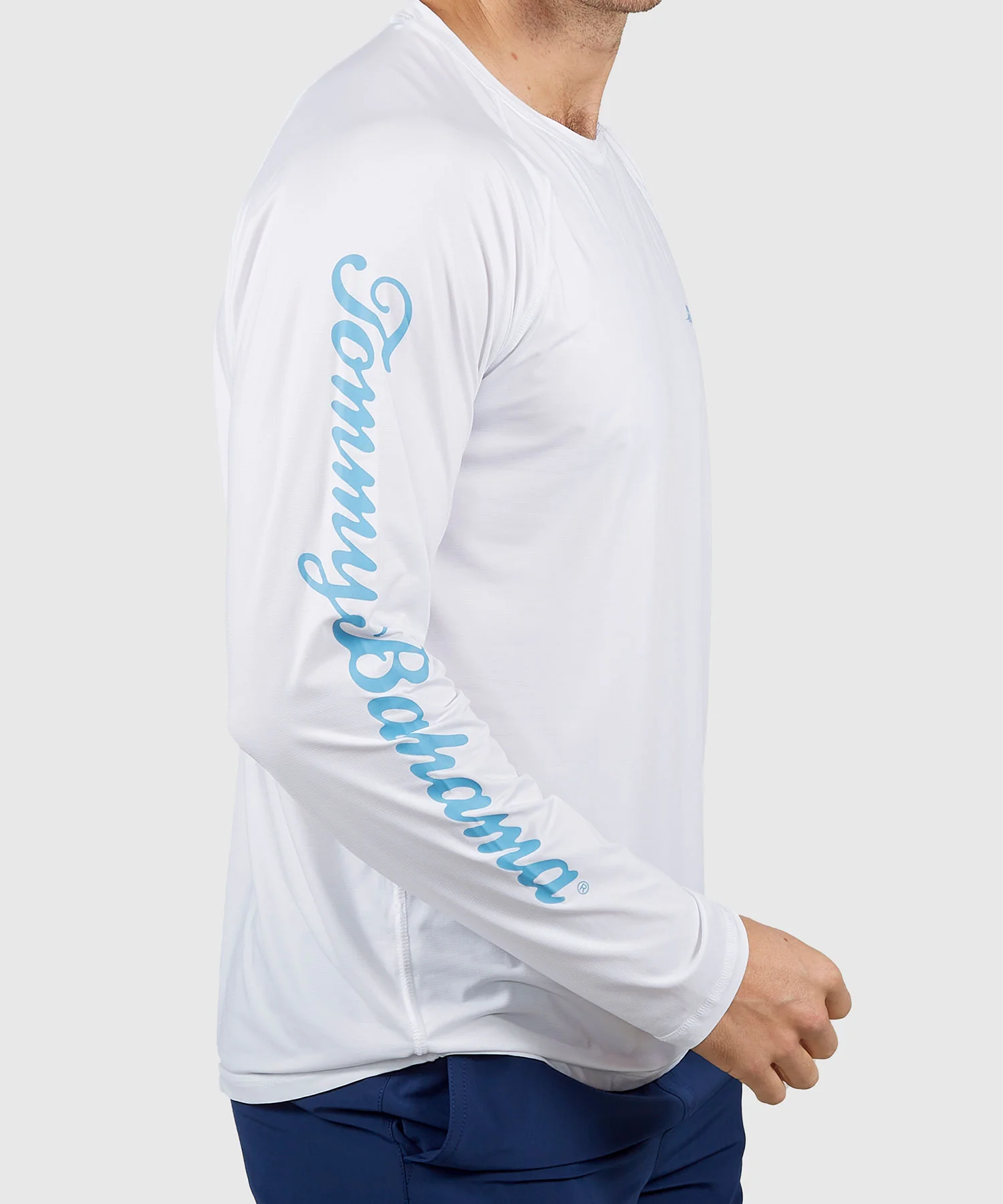 Tommy Bahama Chill Time Bay Long Sleeve Crew Neck Rash Guard Shirt - Image 4