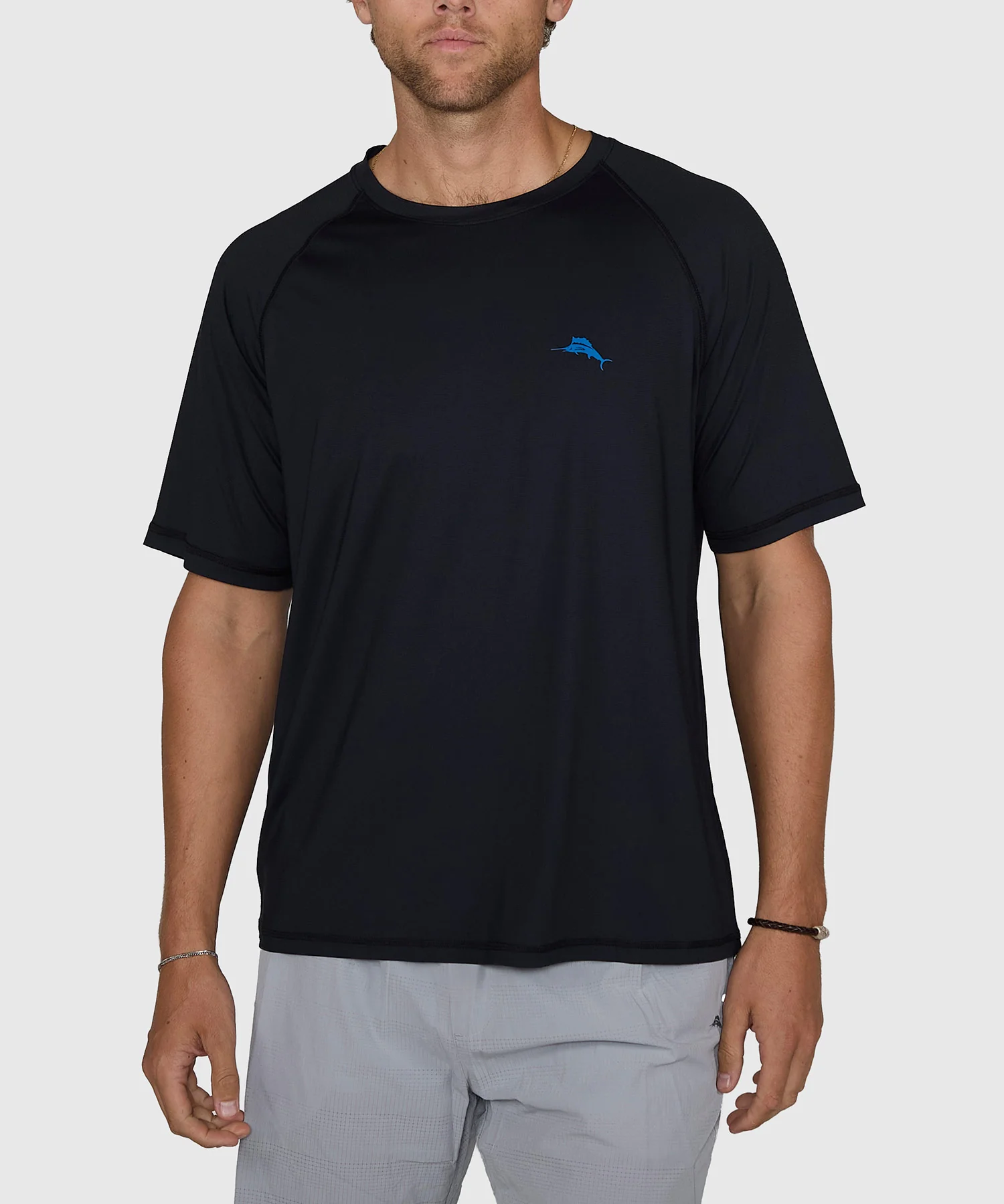 Tommy Bahama Chill Time Bay Short Sleeve Crew Neck Rash Guard T-Shirt - Image 8