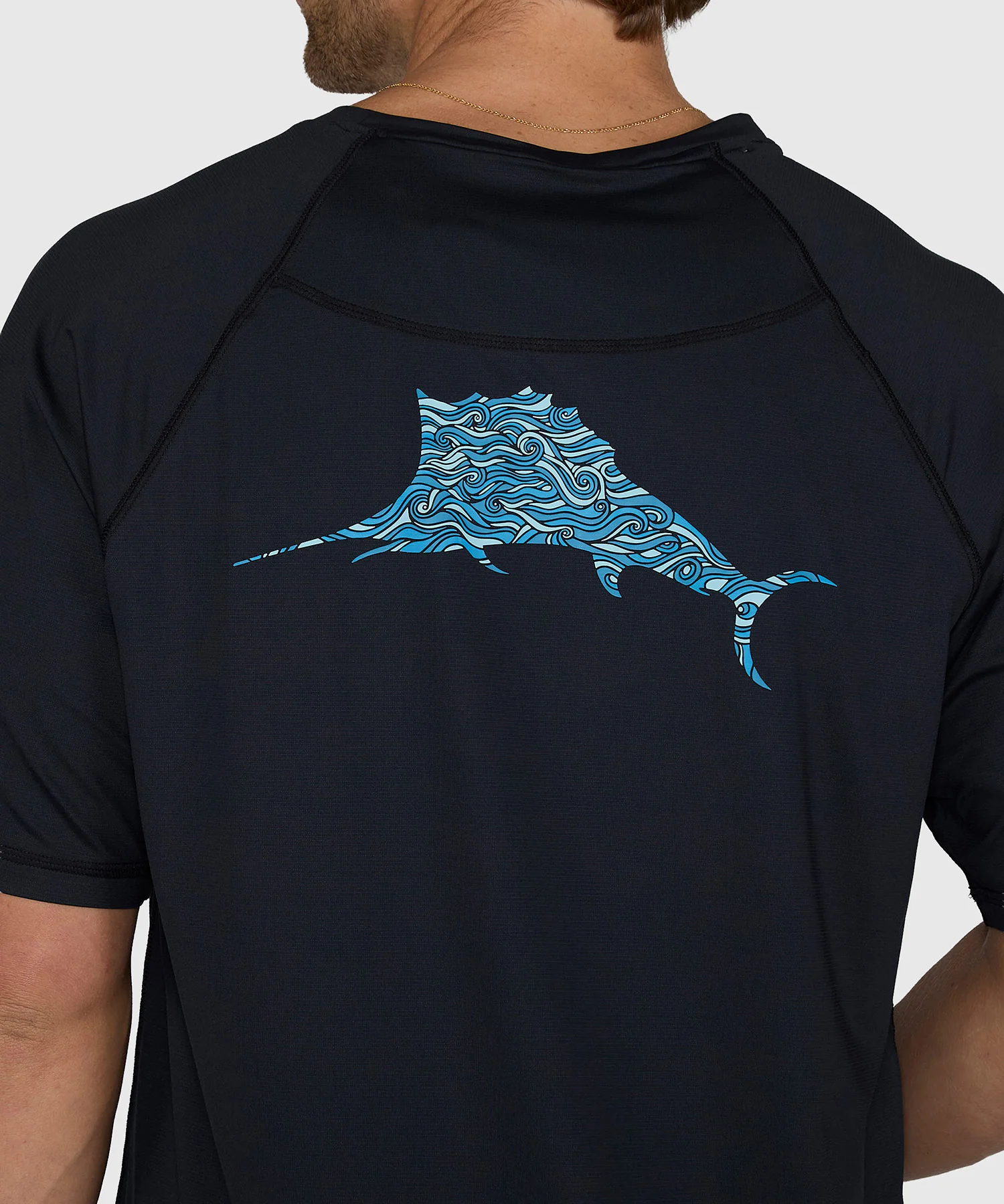 Tommy Bahama Chill Time Bay Short Sleeve Crew Neck Rash Guard T-Shirt - Image 9