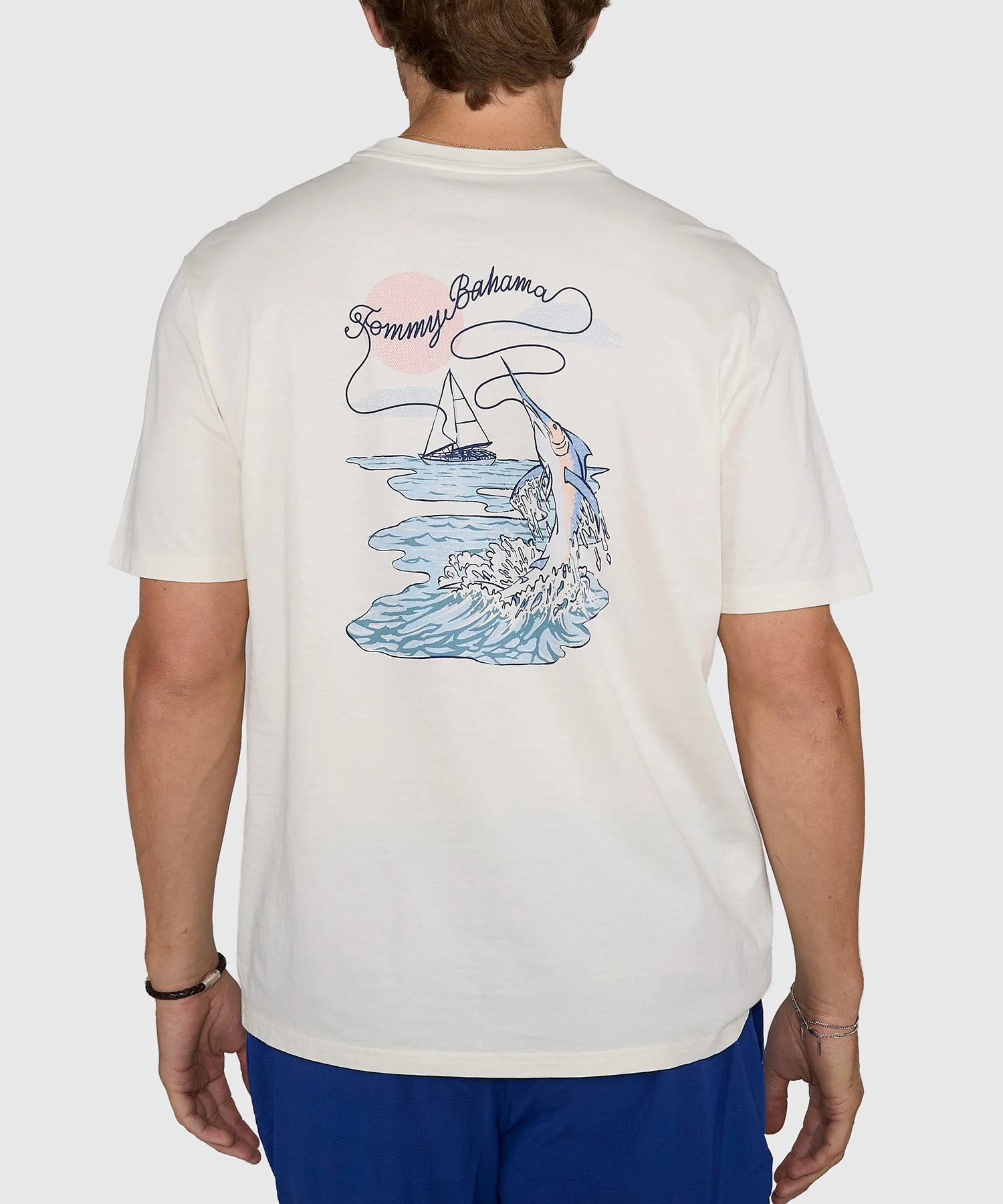 Tommy Bahama Reel Catch Crew Neck T-Shirt - Image 2