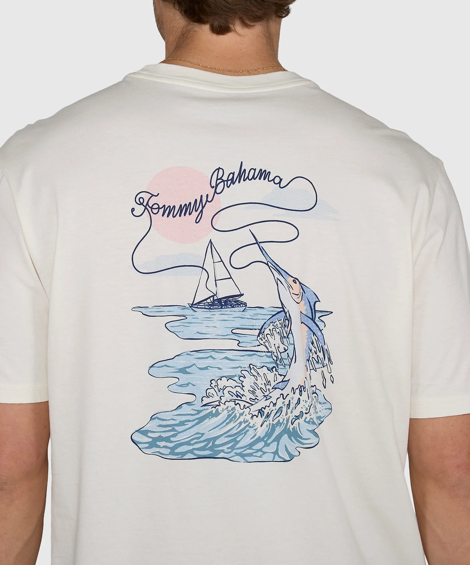Tommy Bahama Reel Catch Crew Neck T-Shirt - Image 3