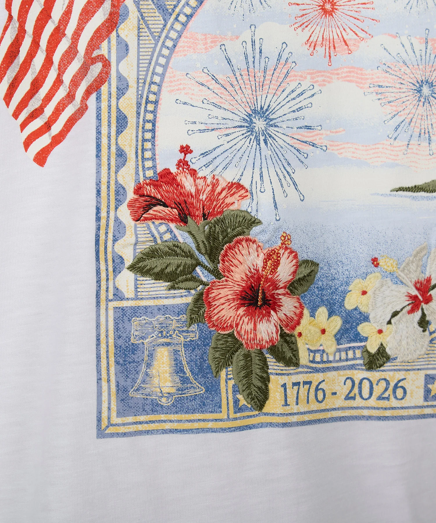 Tommy Bahama Long May It Wave Crew Neck T-Shirt - Image 4