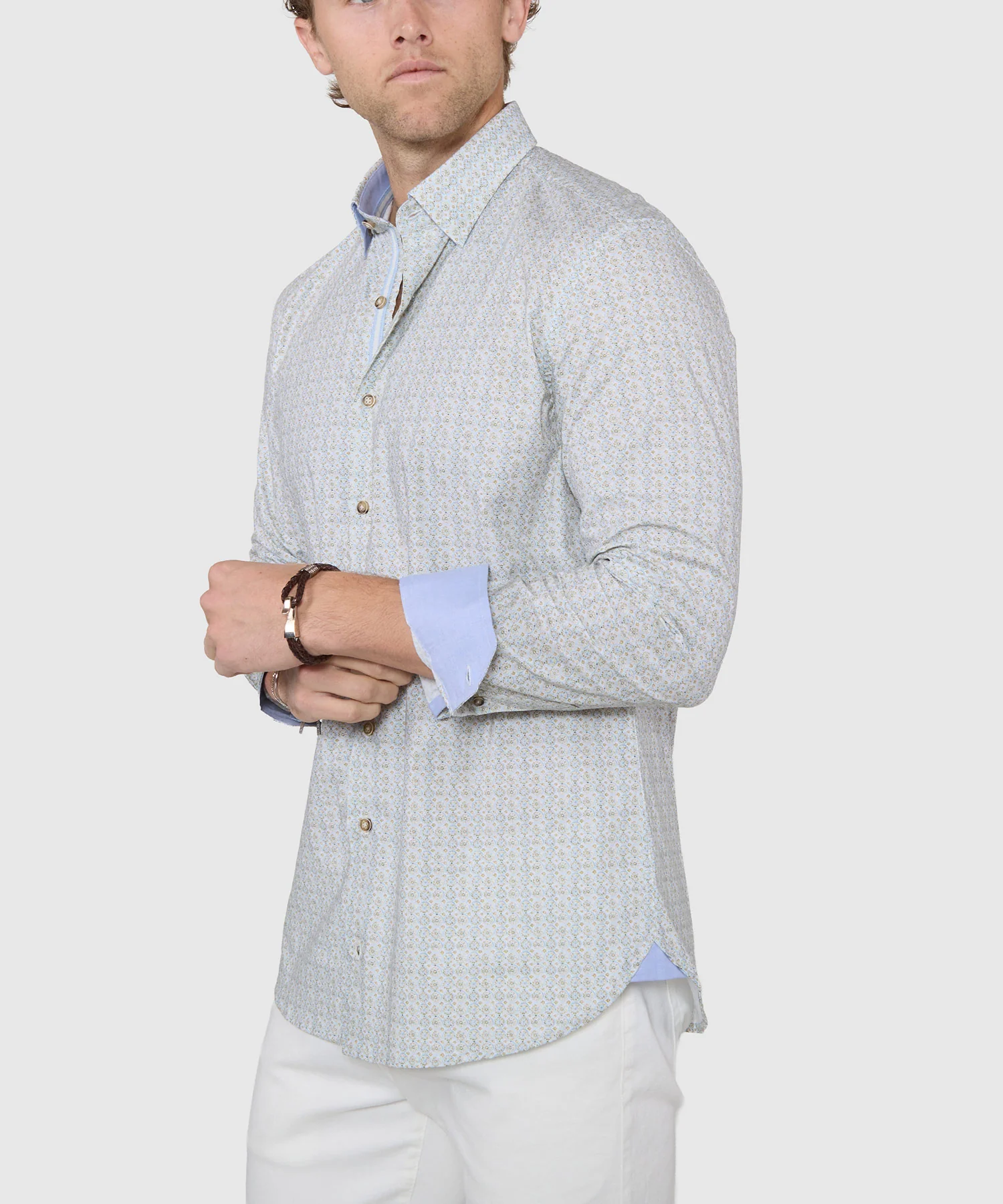 Westport Black Long Sleeve Print Sport Shirt - Image 3