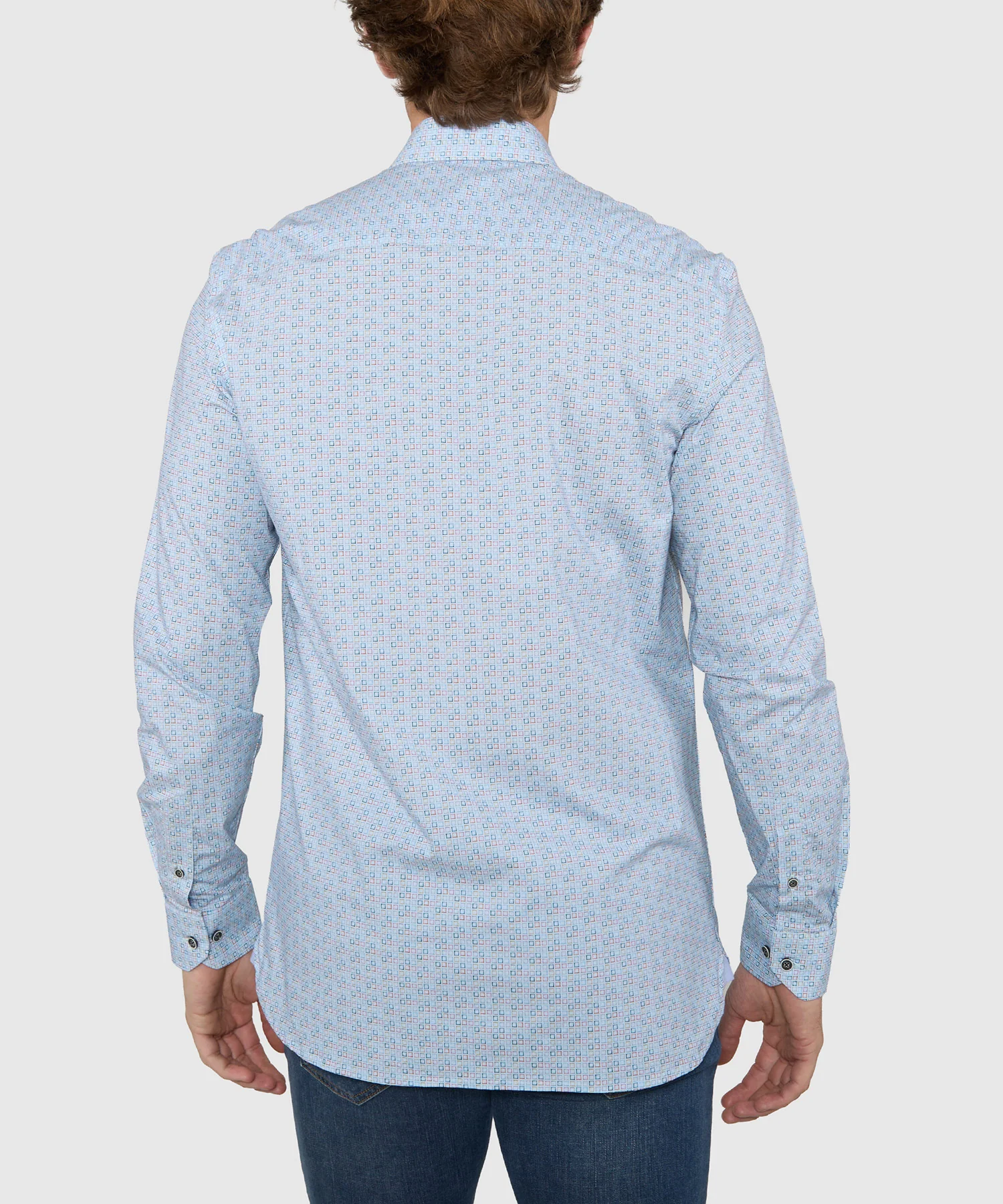 Westport Black Long Sleeve Print Sport Shirt - Image 5