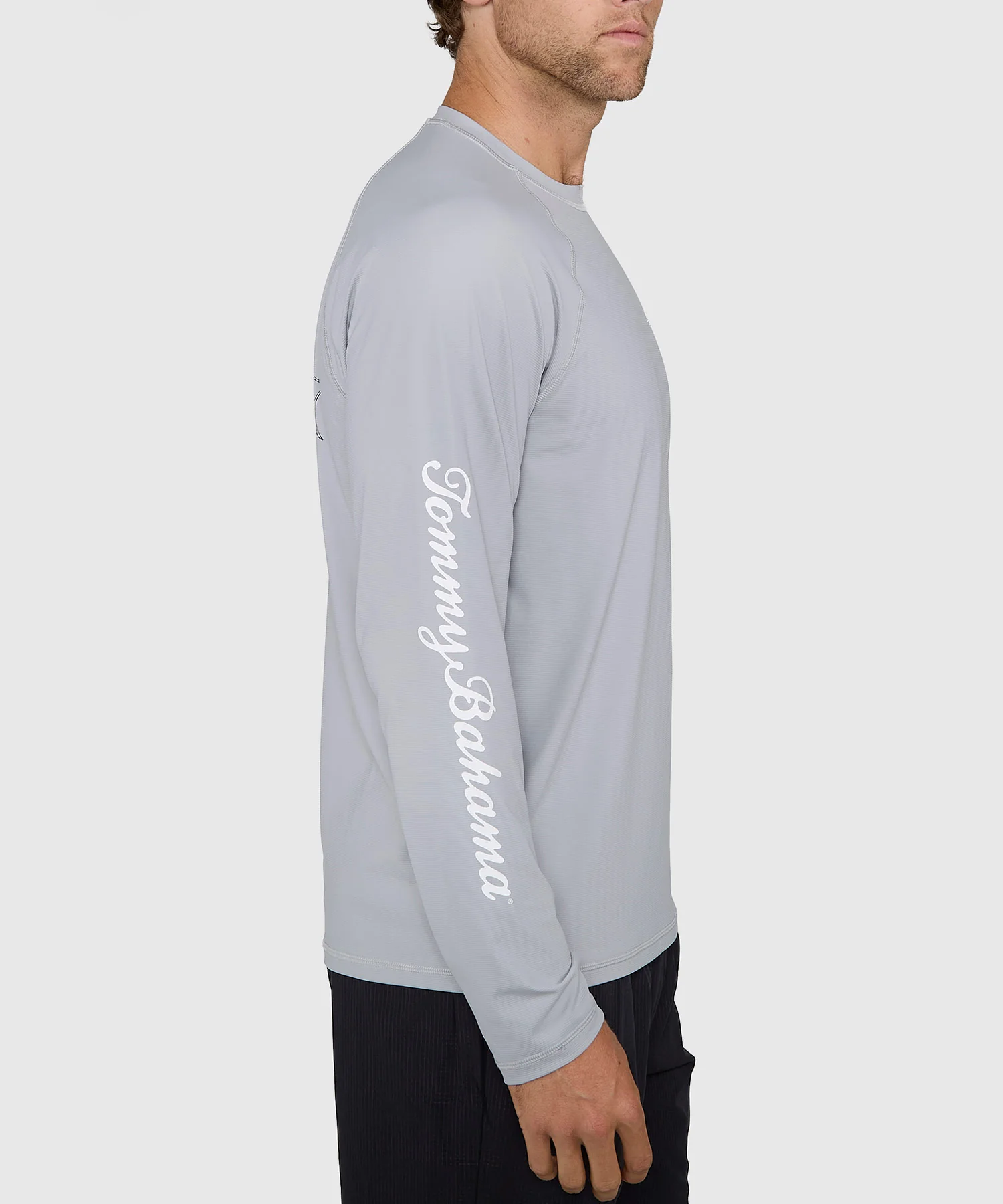 Tommy Bahama Long Sleeve Chill Time Bay Crew Rash Guard Swim Shirt - Image 10