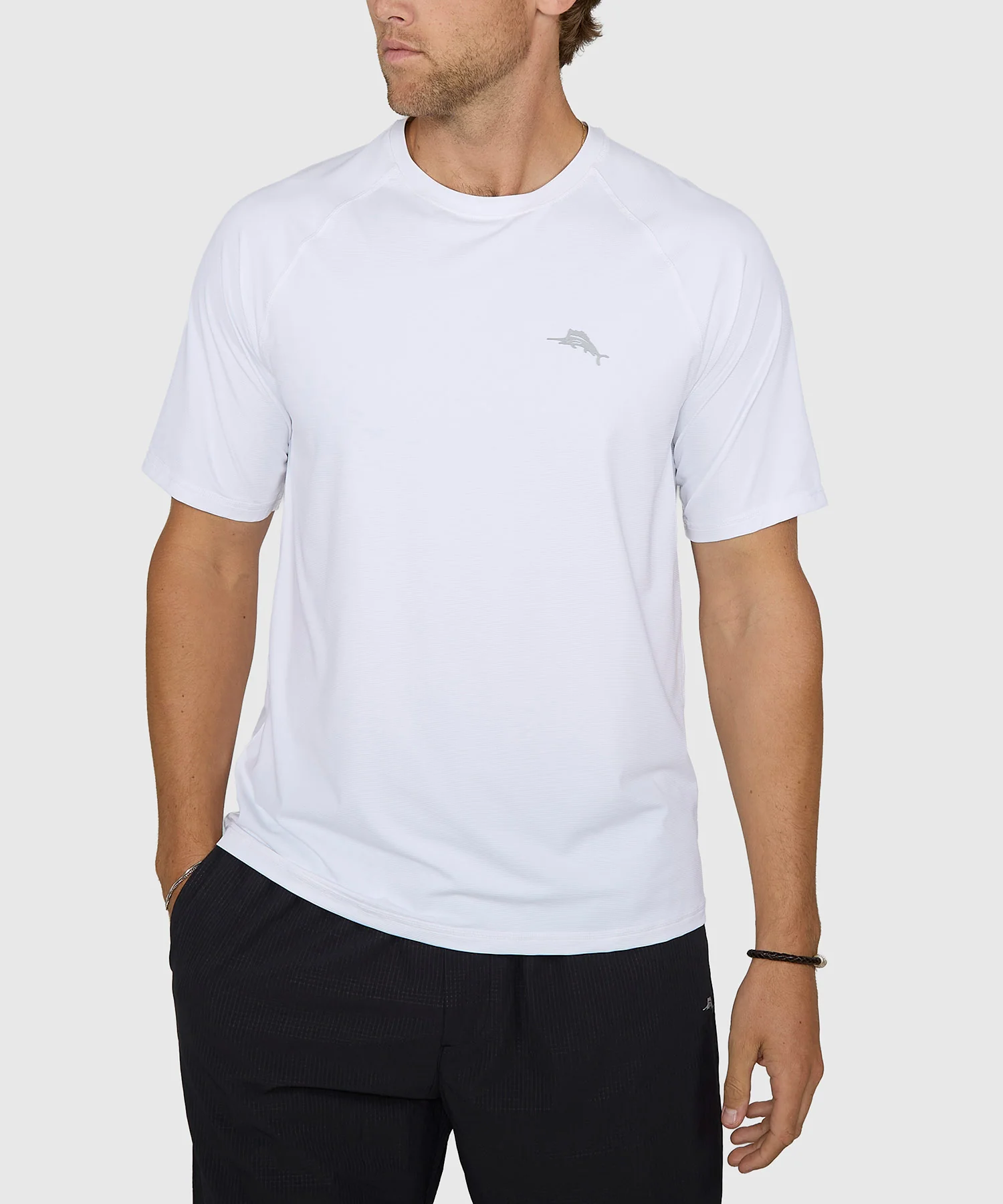 Tommy Bahama Short Sleeve Chill Time Bay Crew Rash Guard Shirt - Image 11