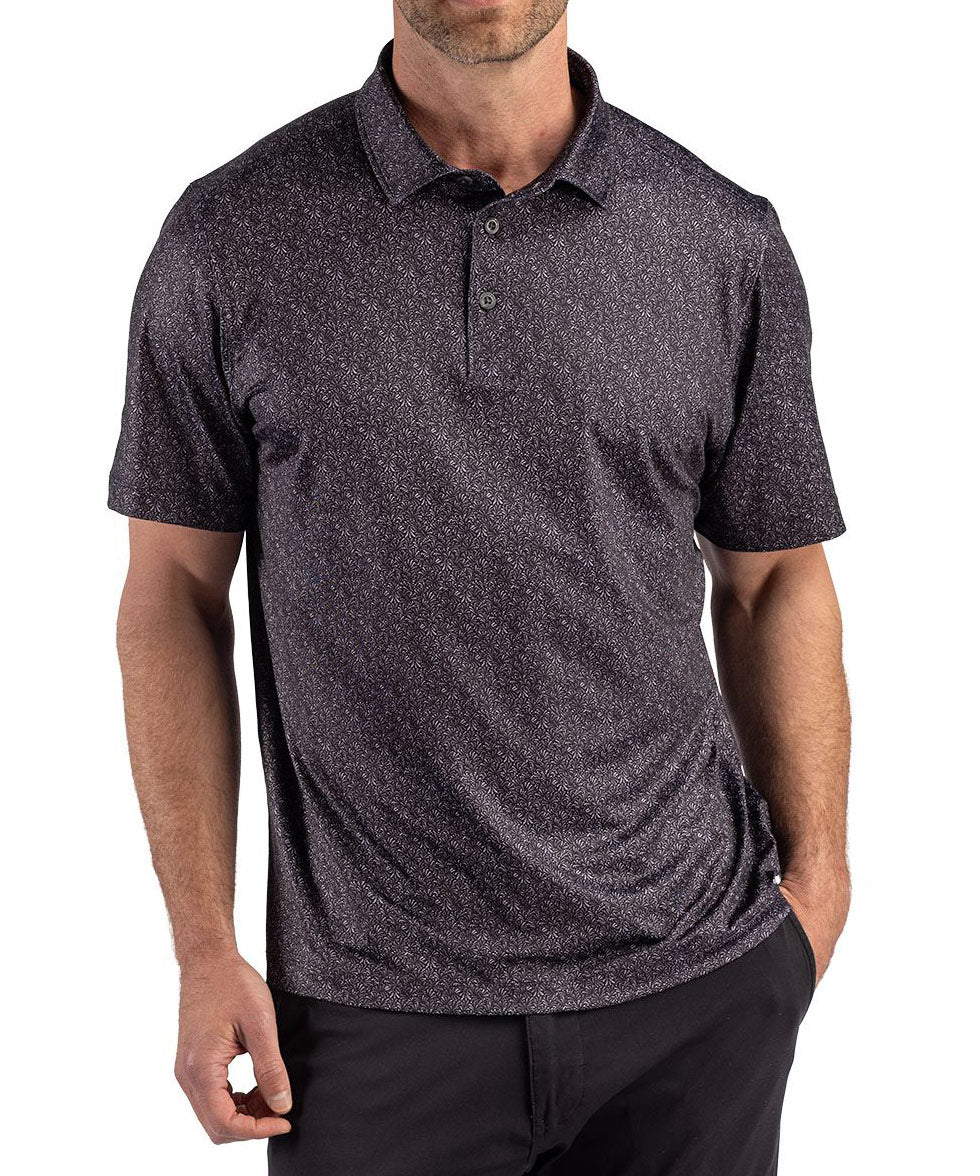 Cutter & Buck Short Sleeve Pike Recycled Fern Print Polo - Image 8