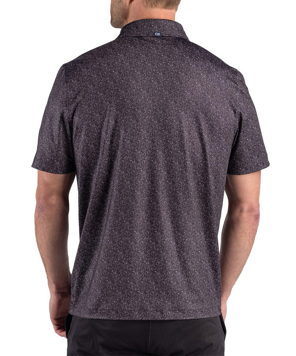 Cutter & Buck Short Sleeve Pike Recycled Fern Print Polo - Image 9
