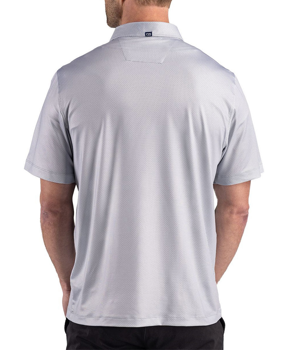 Cutter & Buck Short Sleeve Pike Recycled Lattice Print Polo - Image 10