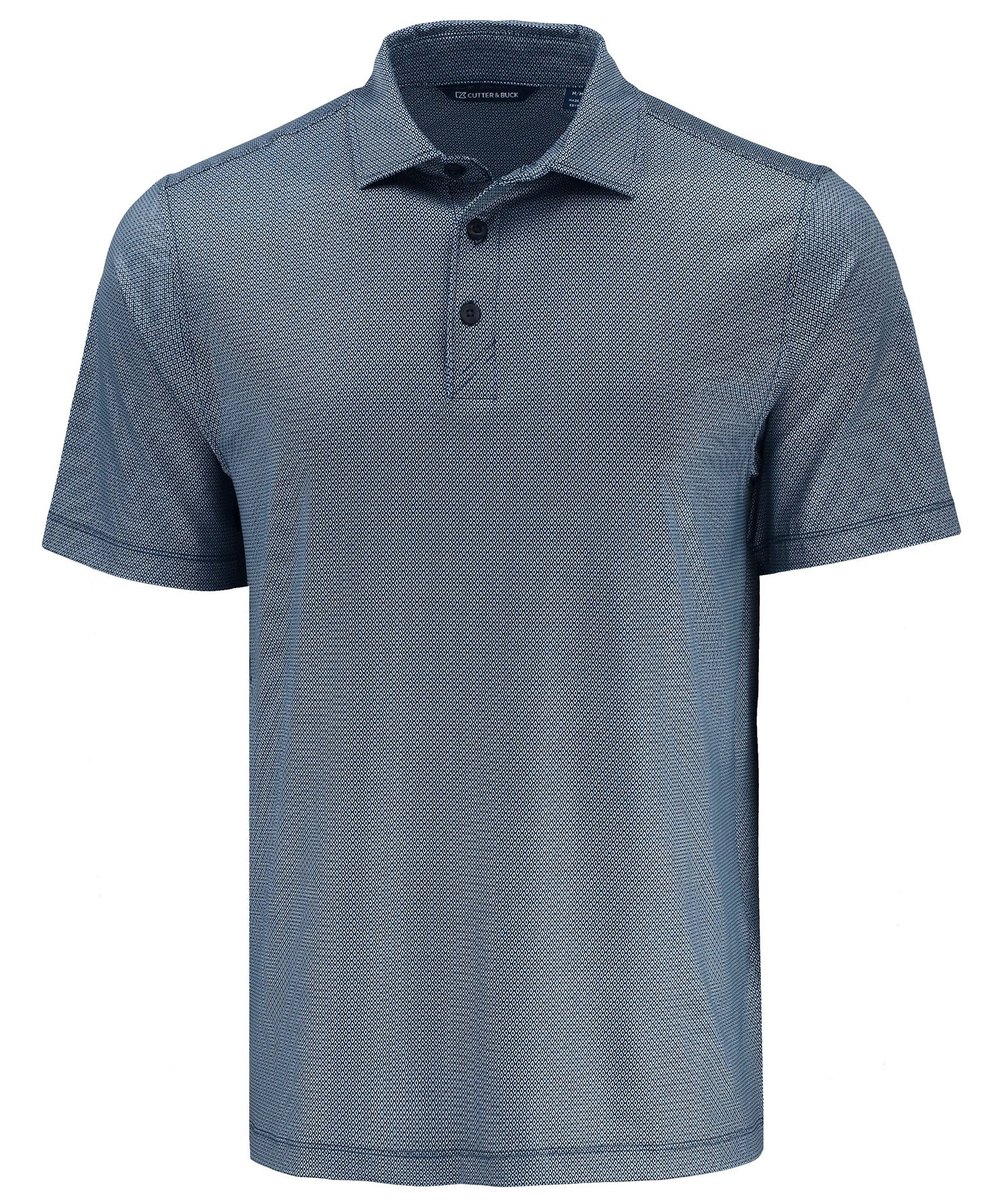 Cutter & Buck Short Sleeve Pike Recycled Lattice Print Polo - Image 13
