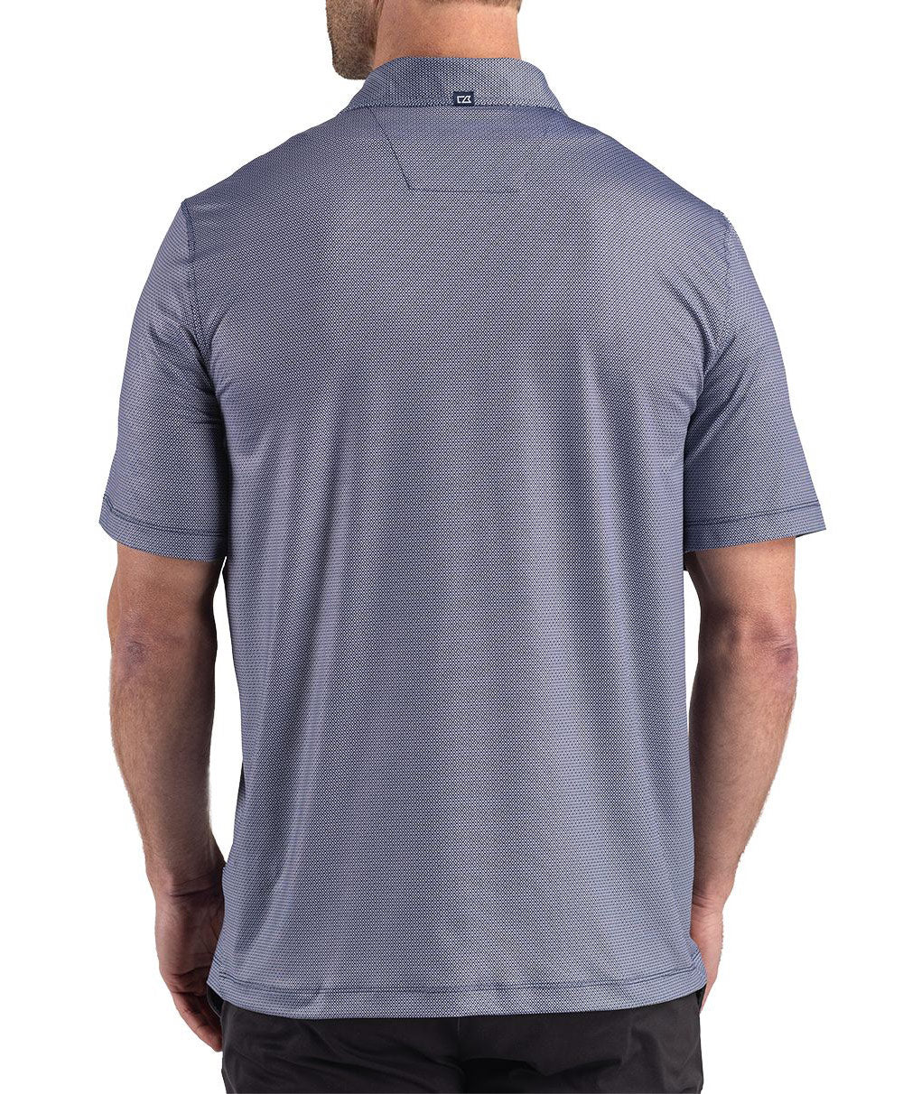 Cutter & Buck Short Sleeve Pike Recycled Lattice Print Polo - Image 16