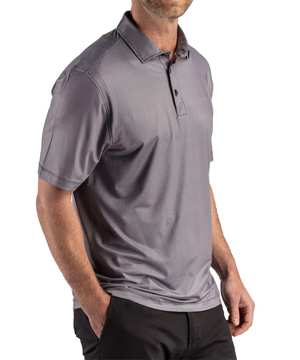 Cutter & Buck Short Sleeve Pike Recycled Lattice Print Polo - Image 24
