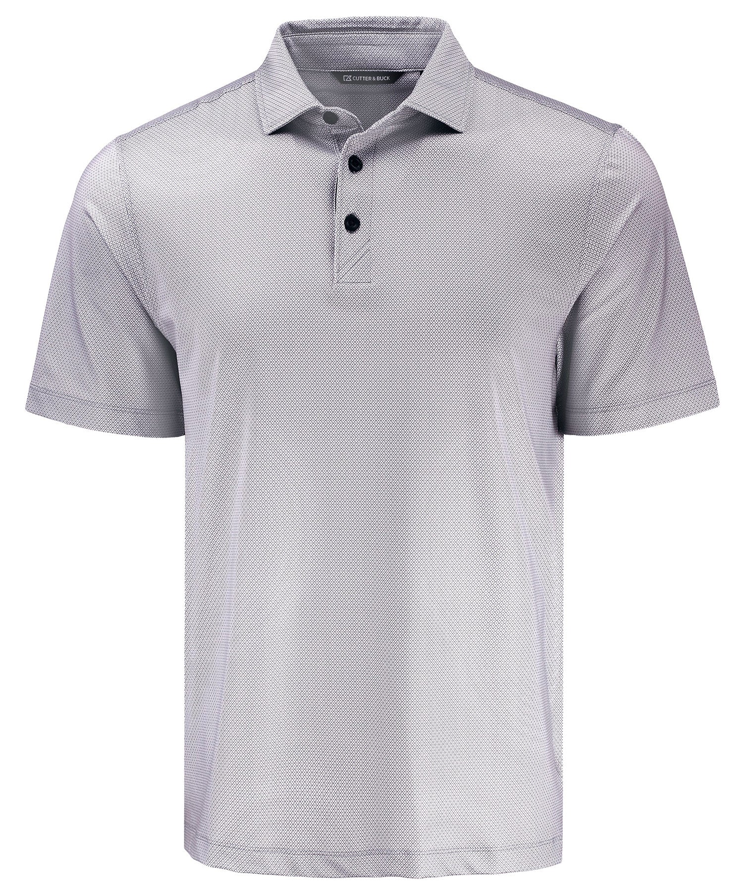 Cutter & Buck Short Sleeve Pike Recycled Lattice Print Polo - Image 7