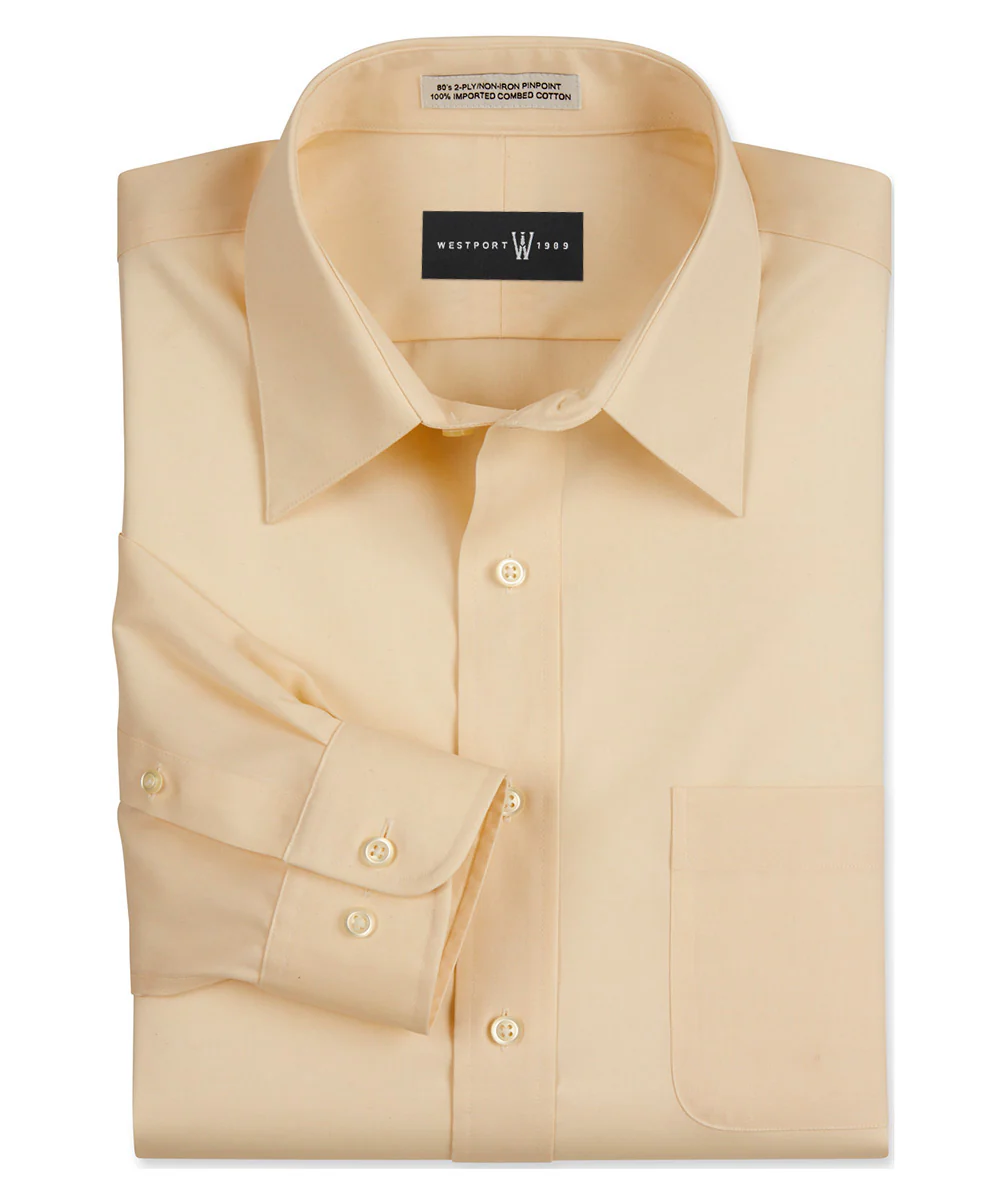 Westport 1989 Pinpoint Spread Collar Dress Shirt - Image 7