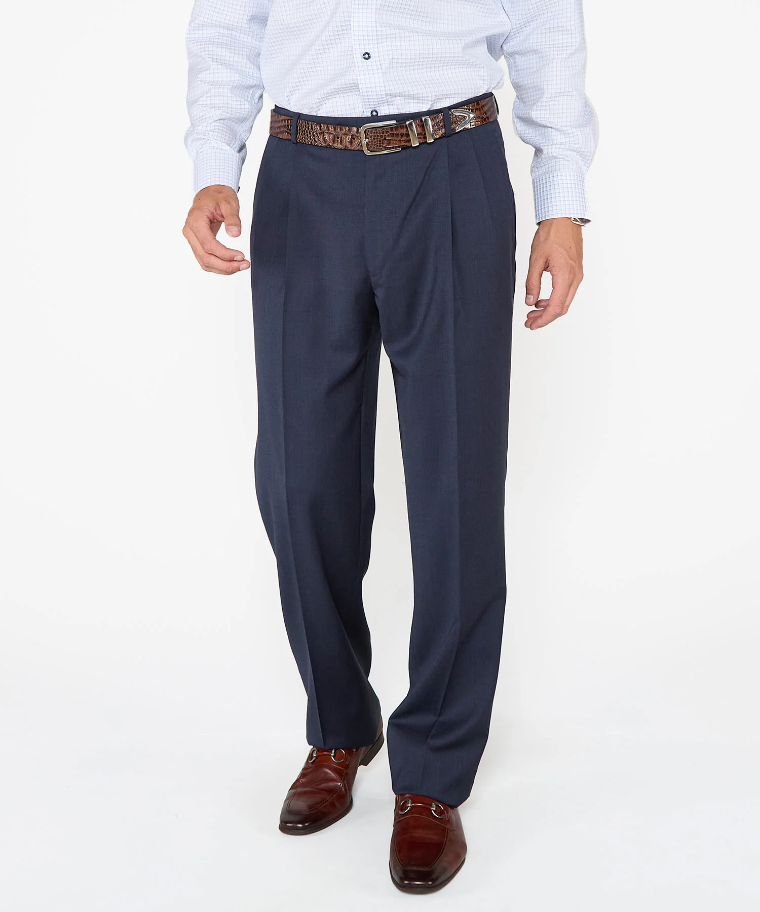 Ballin Pleated Gabardine Trousers - Image 10