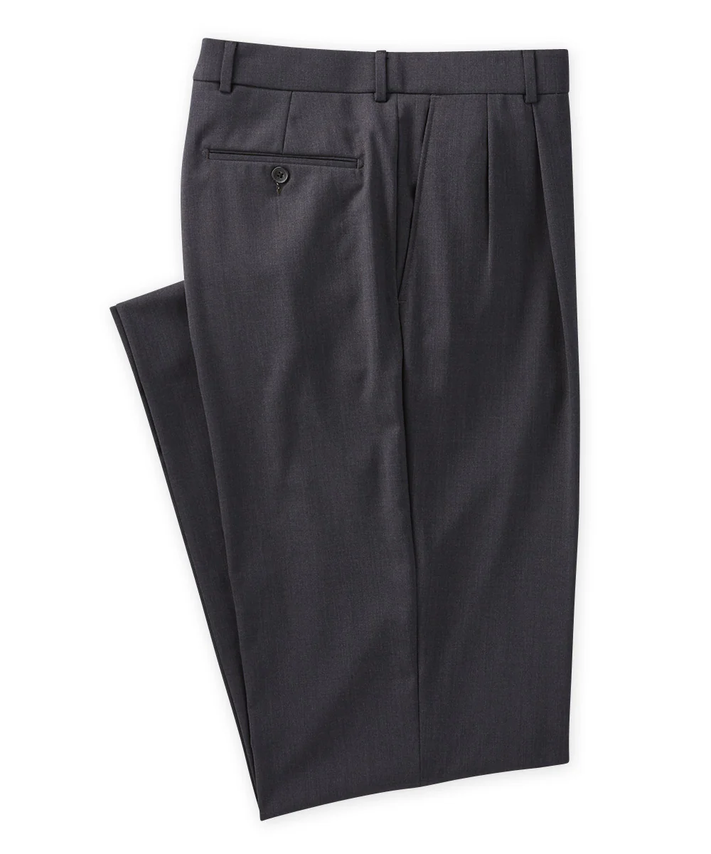 Ballin Pleated Gabardine Trousers - Image 13