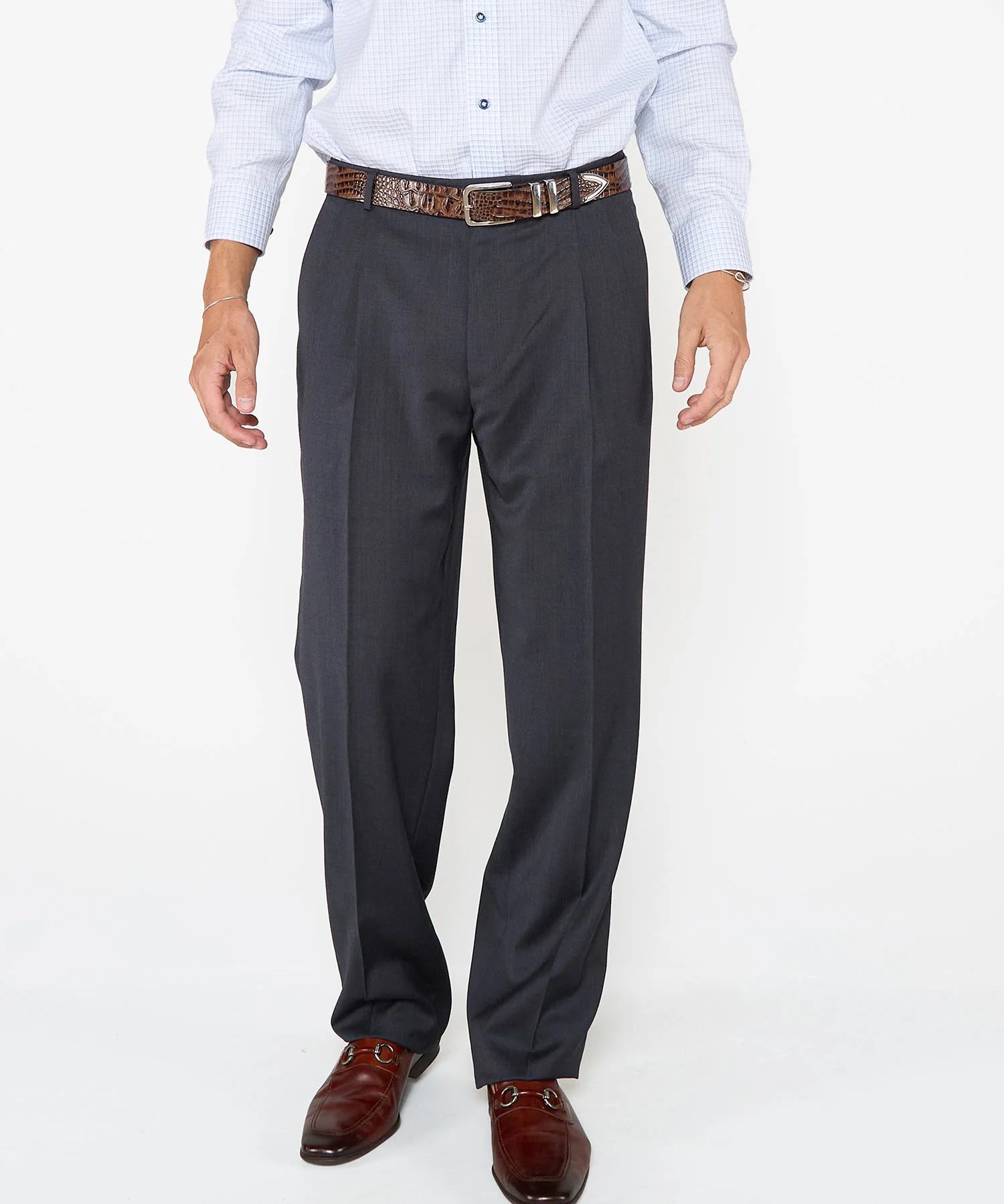 Ballin Pleated Gabardine Trousers - Image 14