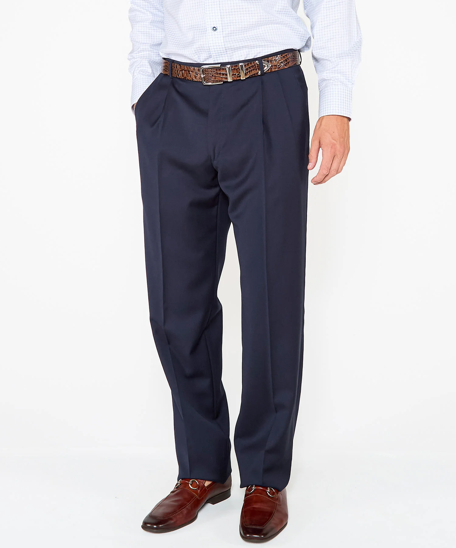 Ballin Pleated Gabardine Trousers - Image 18