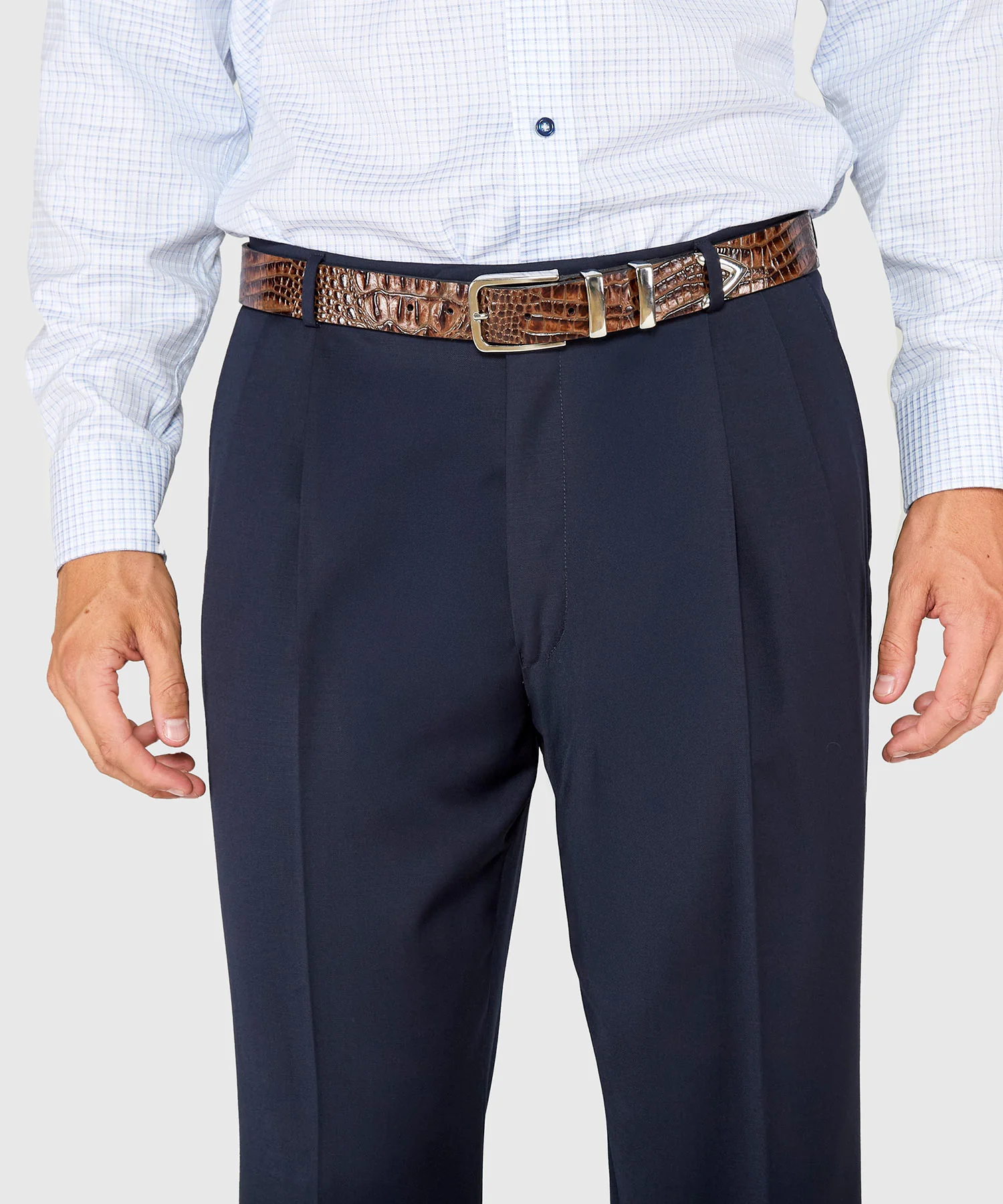 Ballin Pleated Gabardine Trousers - Image 19