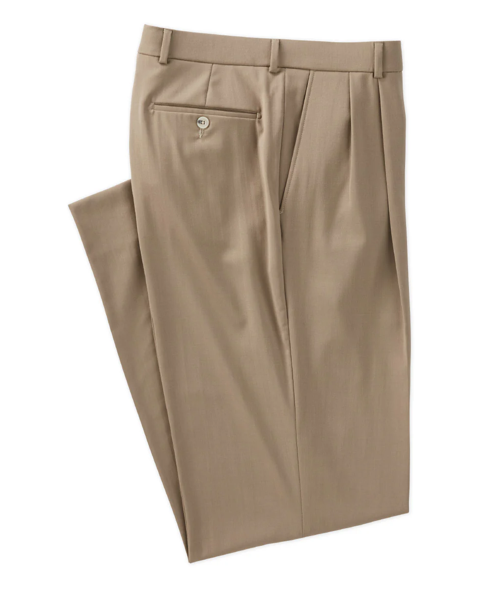 Ballin Pleated Gabardine Trousers - Image 21
