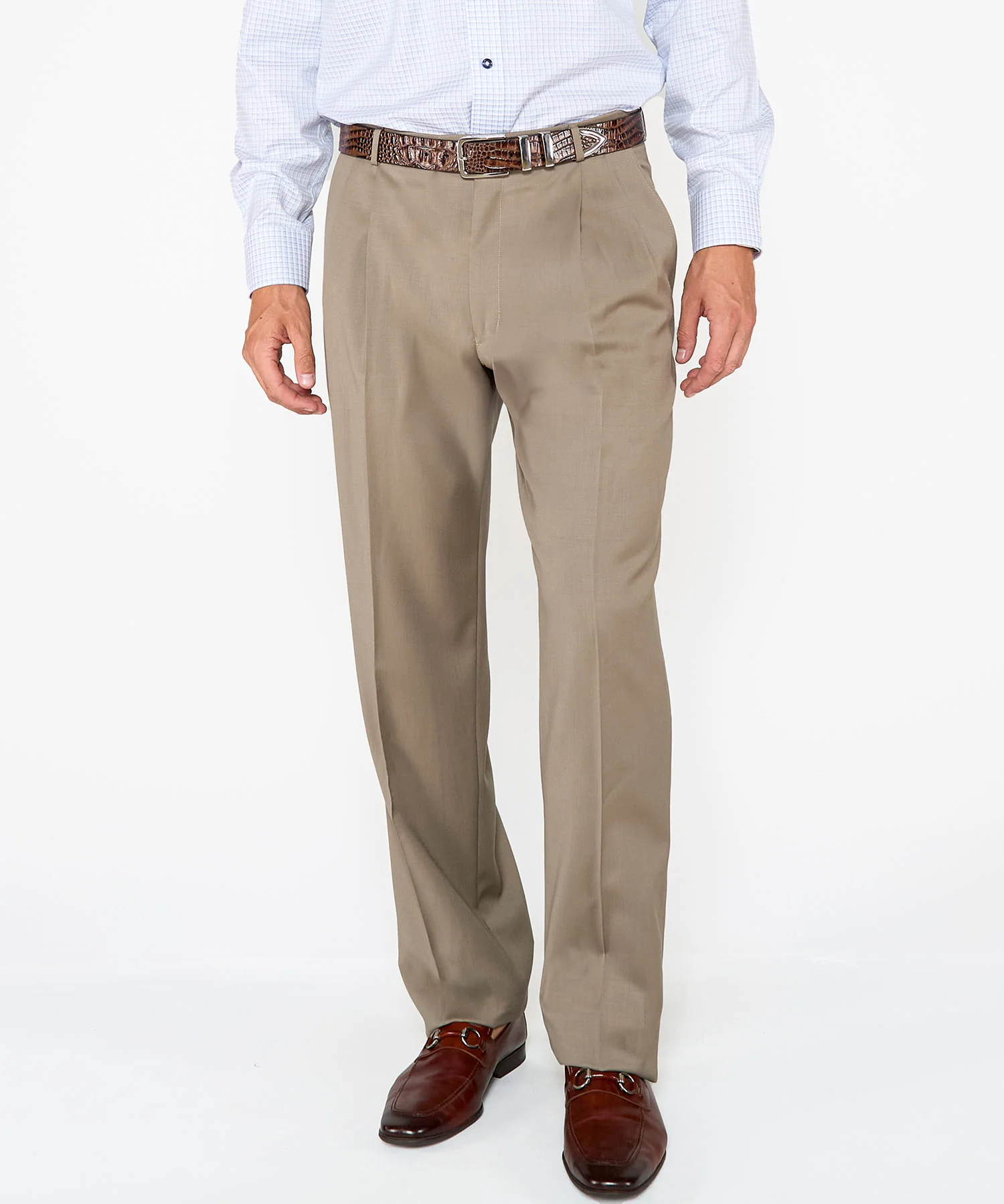 Ballin Pleated Gabardine Trousers - Image 22