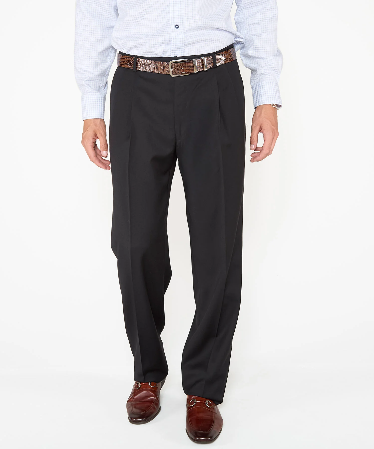 Ballin Pleated Gabardine Trousers - Image 6
