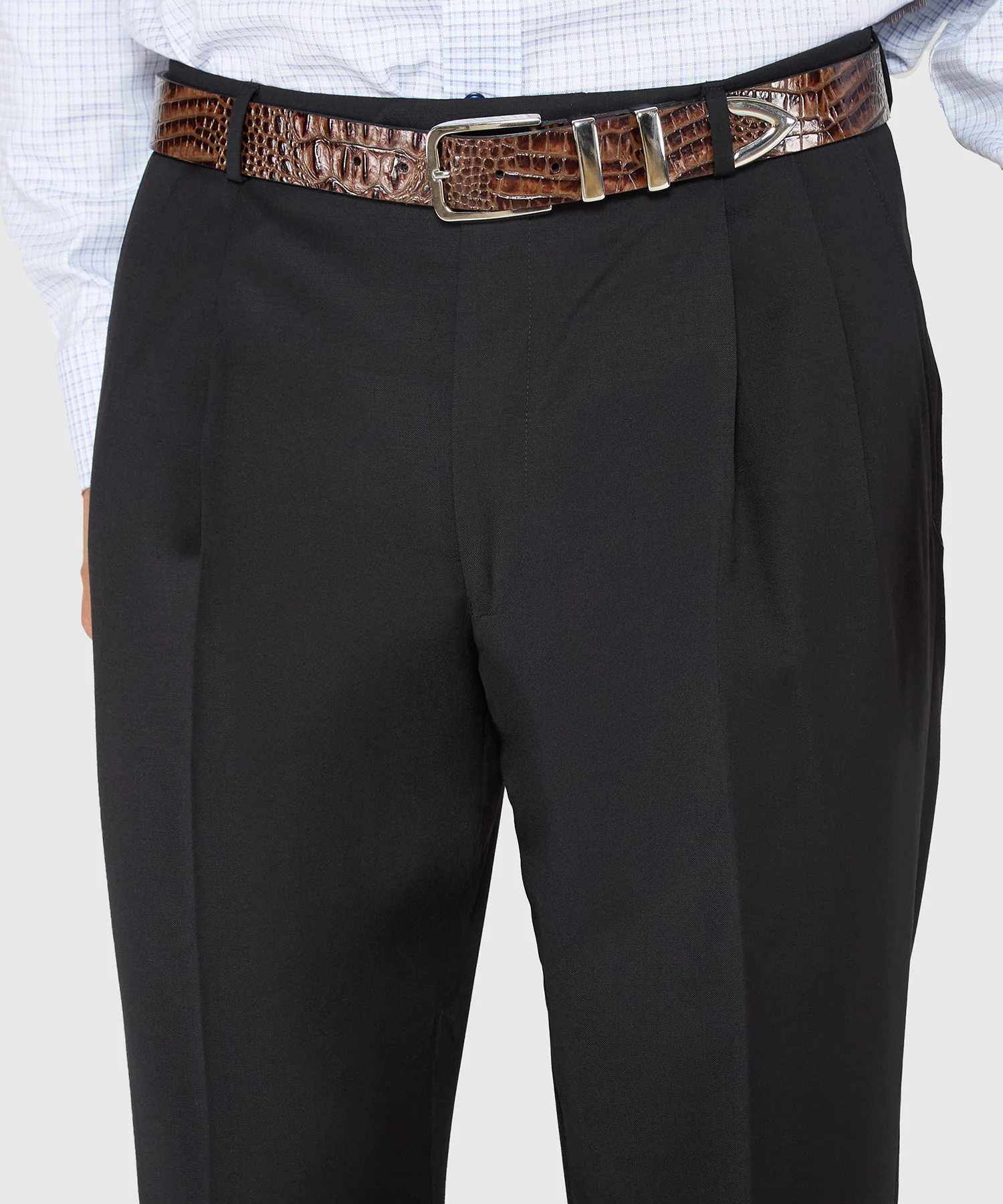 Ballin Pleated Gabardine Trousers - Image 7