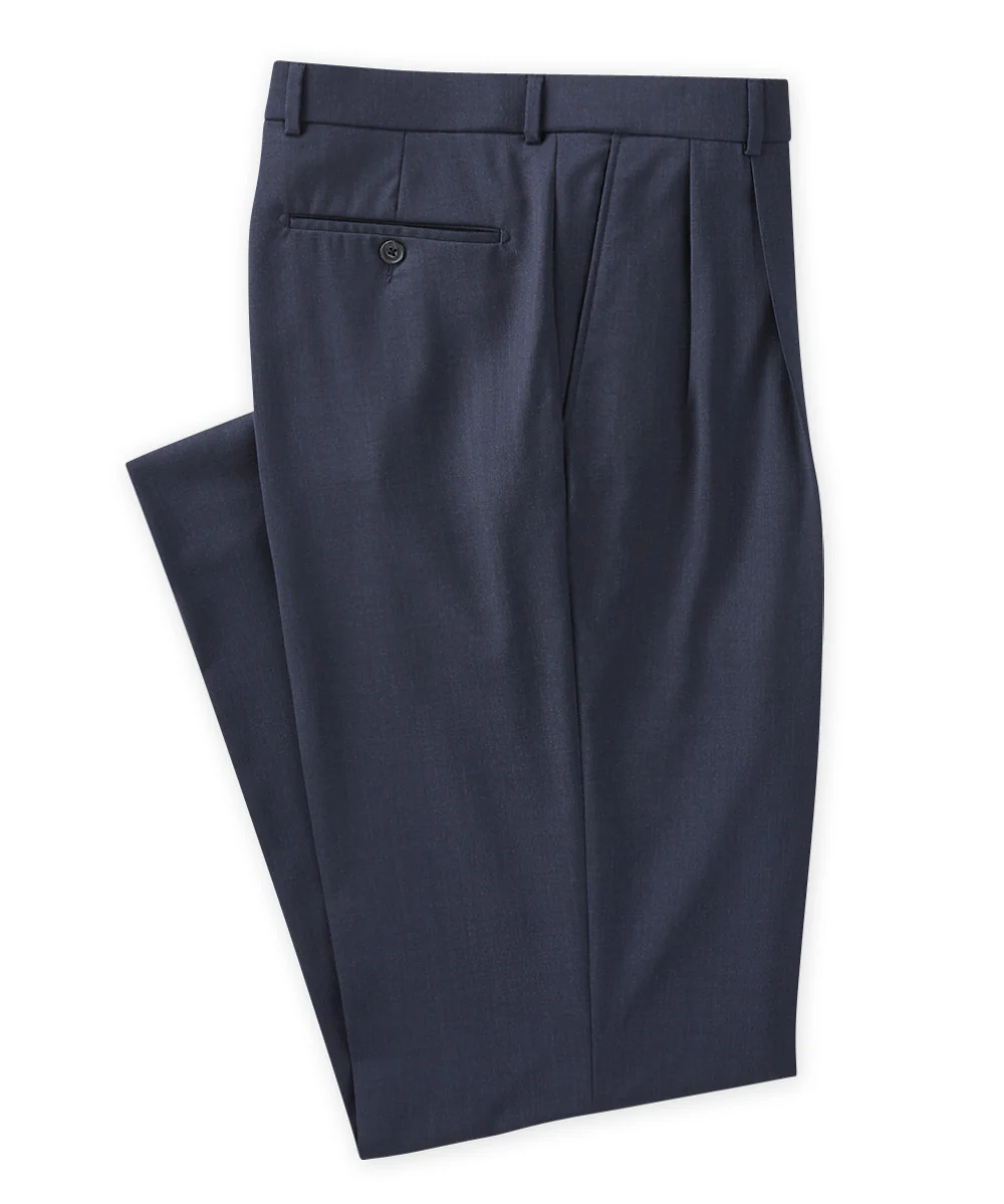 Ballin Pleated Gabardine Trousers - Image 9