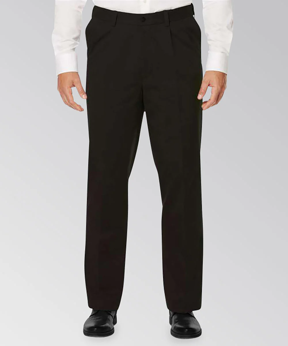 Savane Ultimate Performance Pleated Chino Pants - Image 3