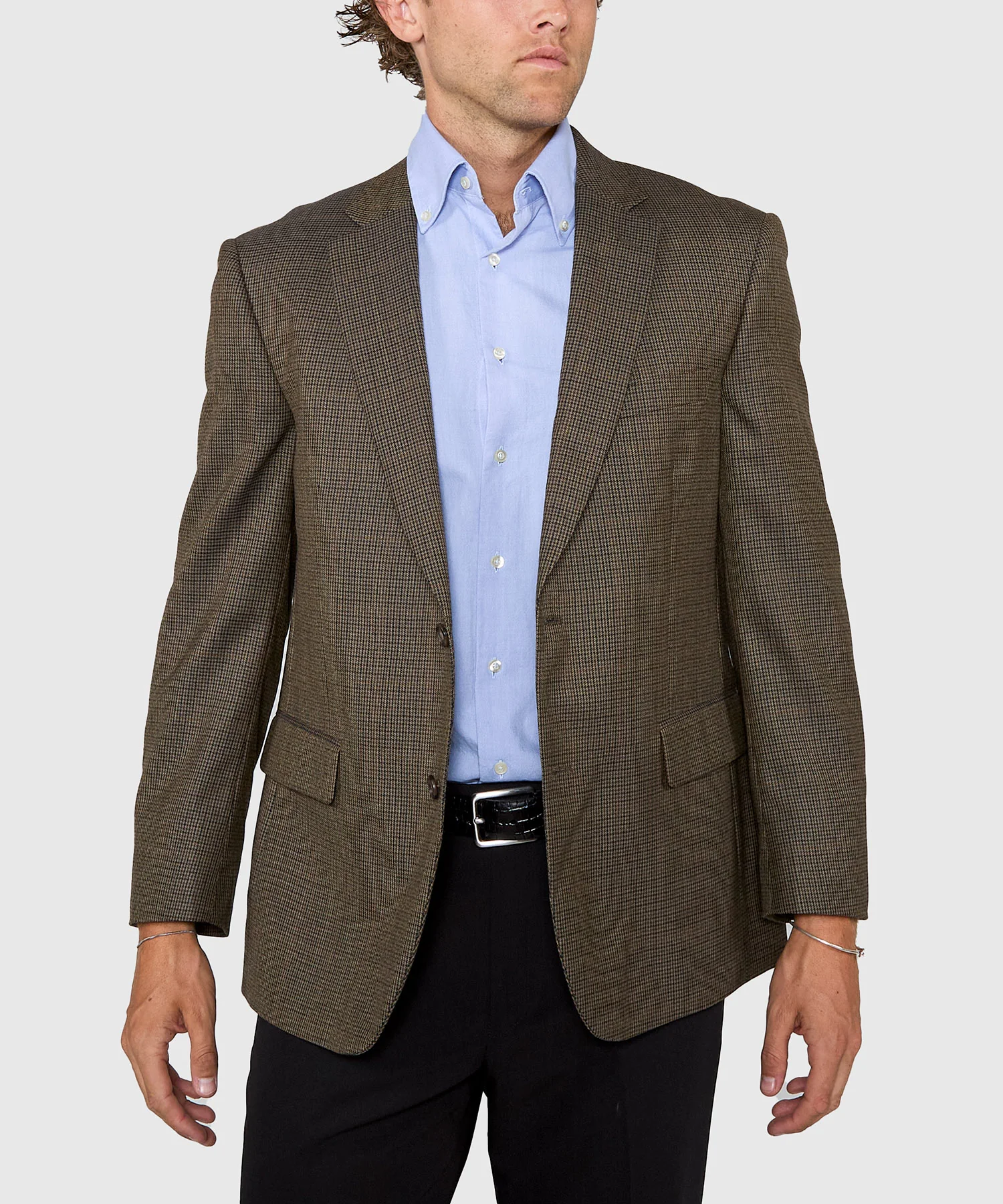 Westport 1989 Two-Button Houndstooth Sport Coat - Image 5