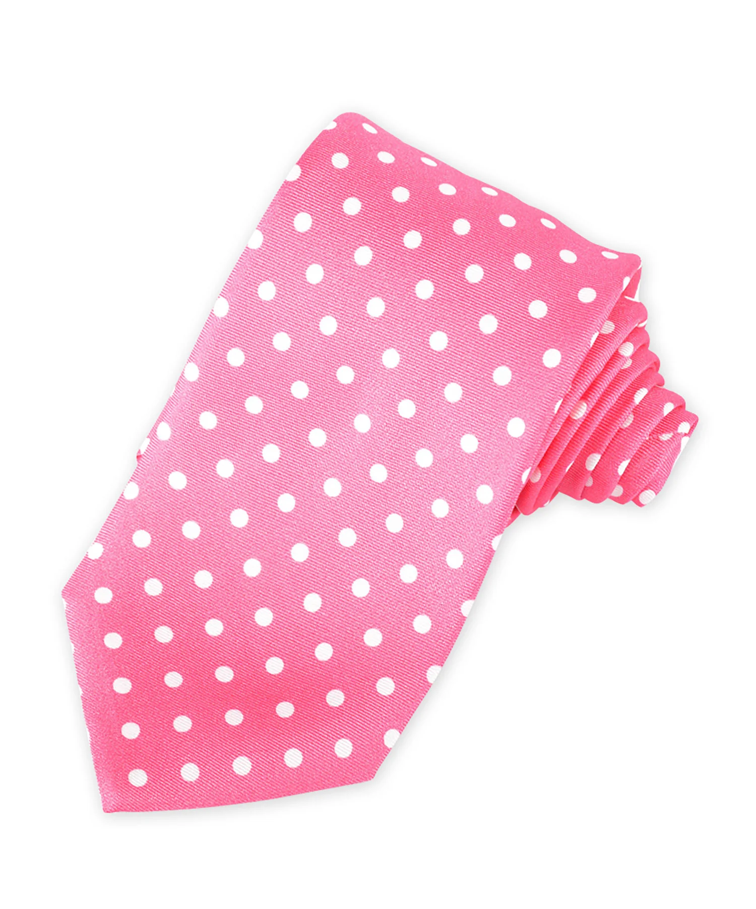 Westport Black Italian Silk Dot Tie - Image 3
