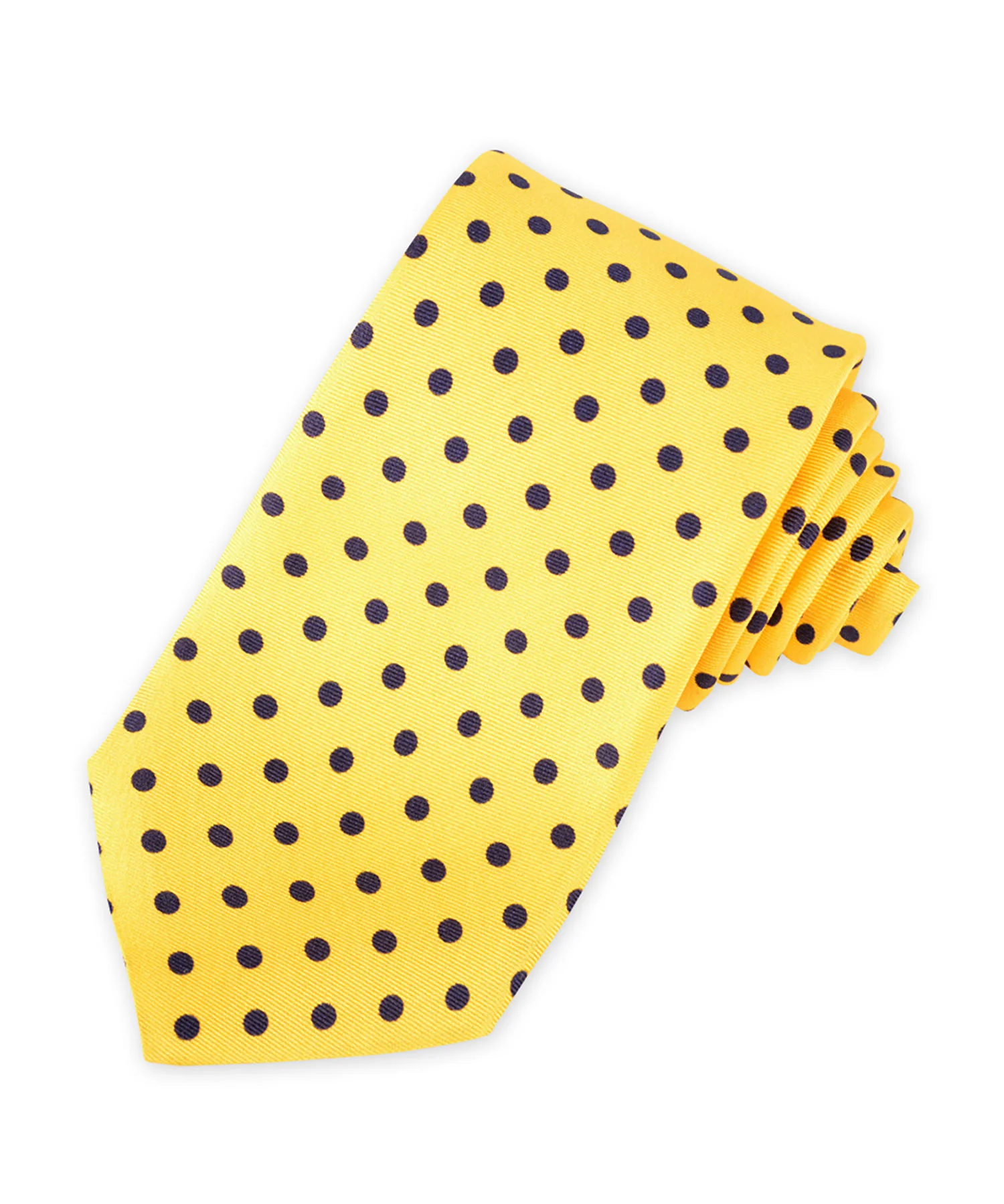 Westport Black Italian Silk Dot Tie - Image 9