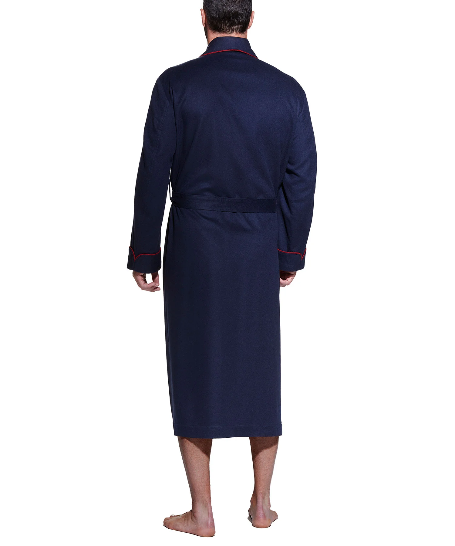 Westport Black Made-to-Order Customizable Cashmere Shawl Robe - Image 18