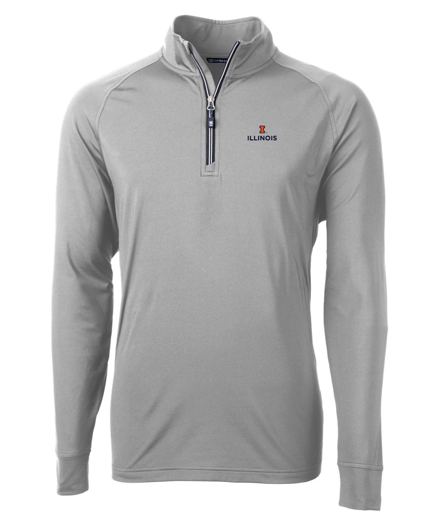 Cutter & Buck University of Illinois Urbana-Champaign Fighting Illini Long Sleeve Quarter-Zip Pullover - Image 3