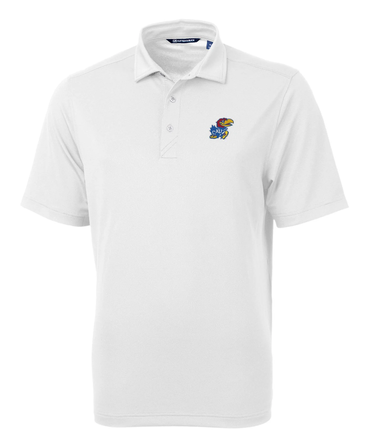 Cutter & Buck University of Kansas Jayhawks Short Sleeve Polo Knit Shirt - Image 7