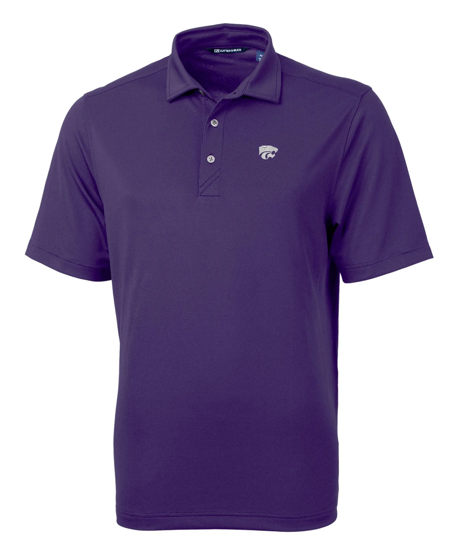Cutter & Buck Kansas State Wildcats Short Sleeve Polo Knit Shirt