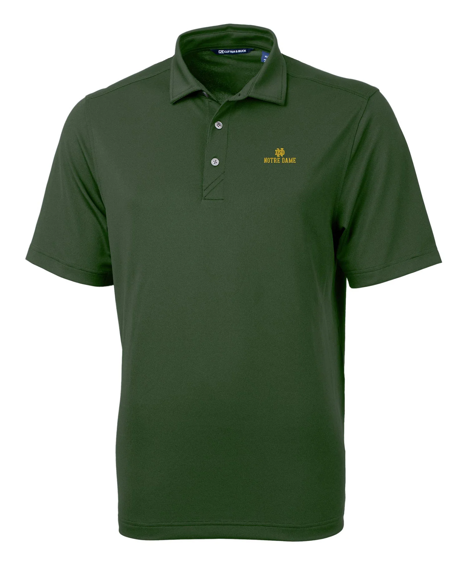Cutter & Buck University of Notre Dame Fighting Irish Short Sleeve Polo Knit Shirt