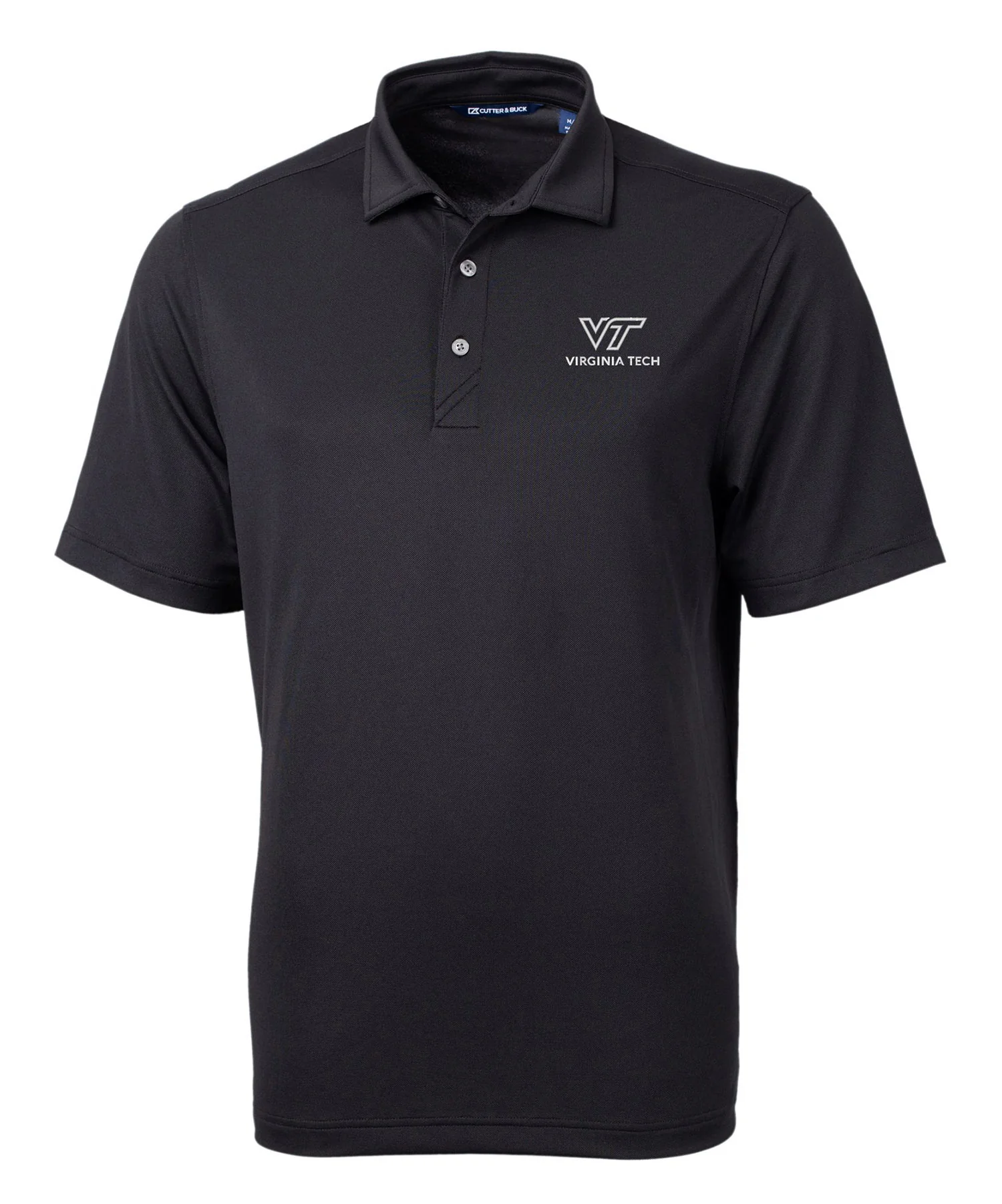 Cutter & Buck Virginia Tech Hokies Short Sleeve Polo Knit Shirt - Image 3