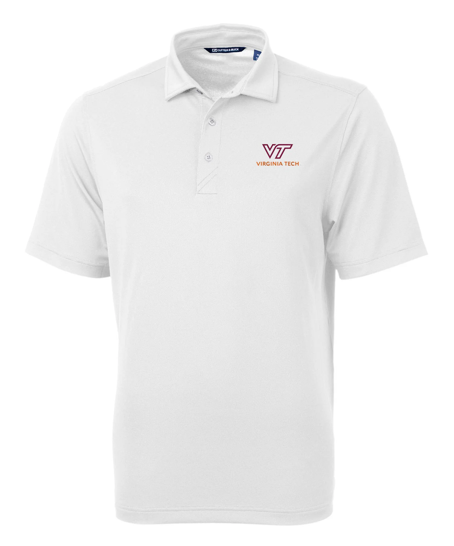 Cutter & Buck Virginia Tech Hokies Short Sleeve Polo Knit Shirt - Image 7
