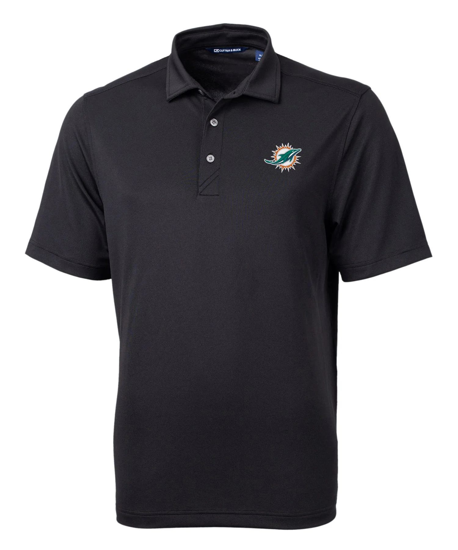 Cutter & Buck Miami Dolphins Short Sleeve Polo Knit Shirt - Image 3