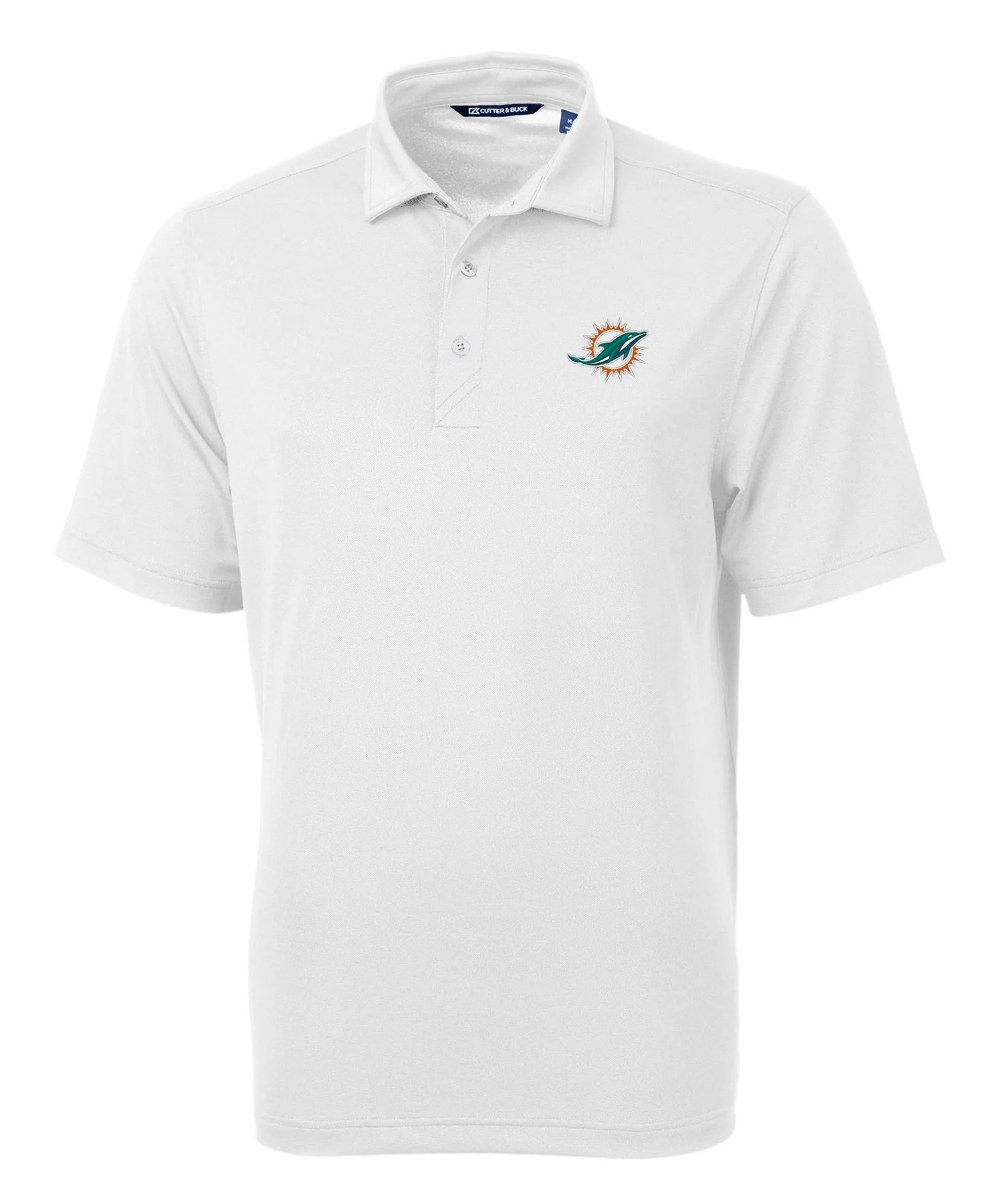 Cutter & Buck Miami Dolphins Short Sleeve Polo Knit Shirt - Image 7