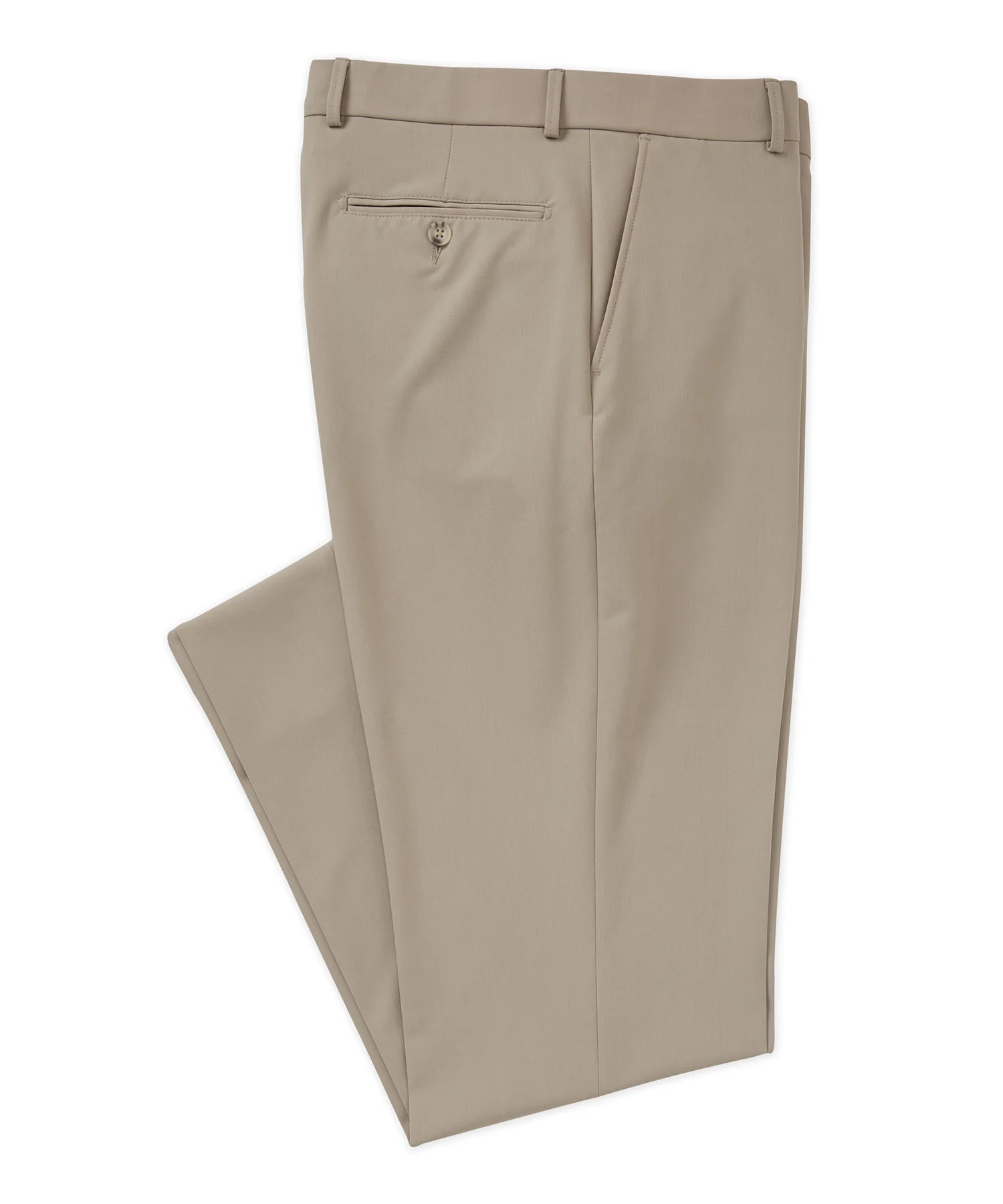 Westport Black Flat Front Performance Stretch Gabardine Pant - Image 10